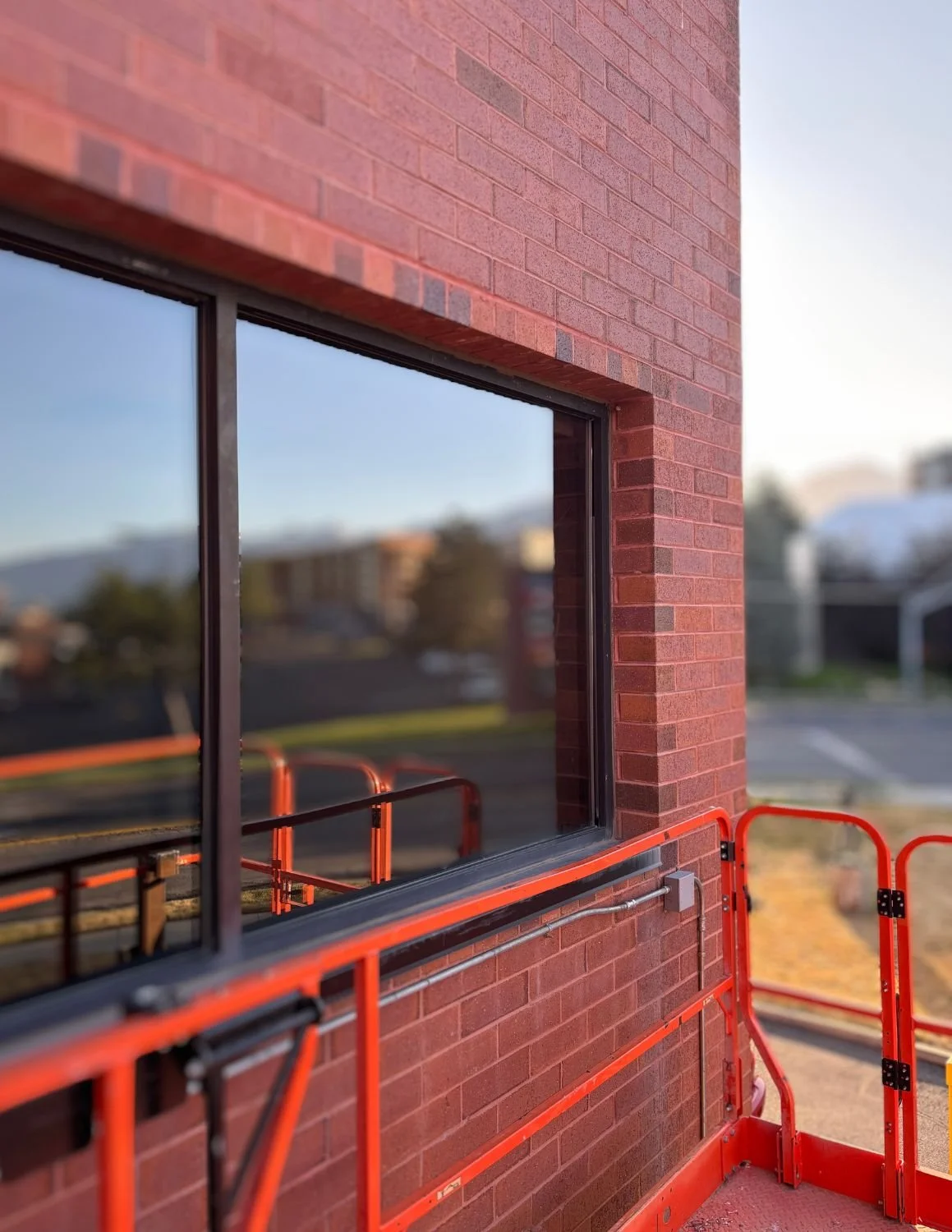 Commercial storefront glass installation in Ogden Utah