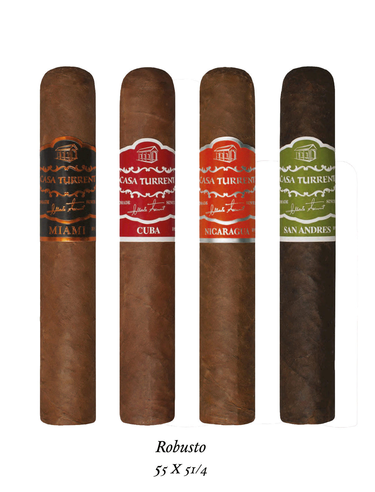 Casa Turrent Origins Sizes