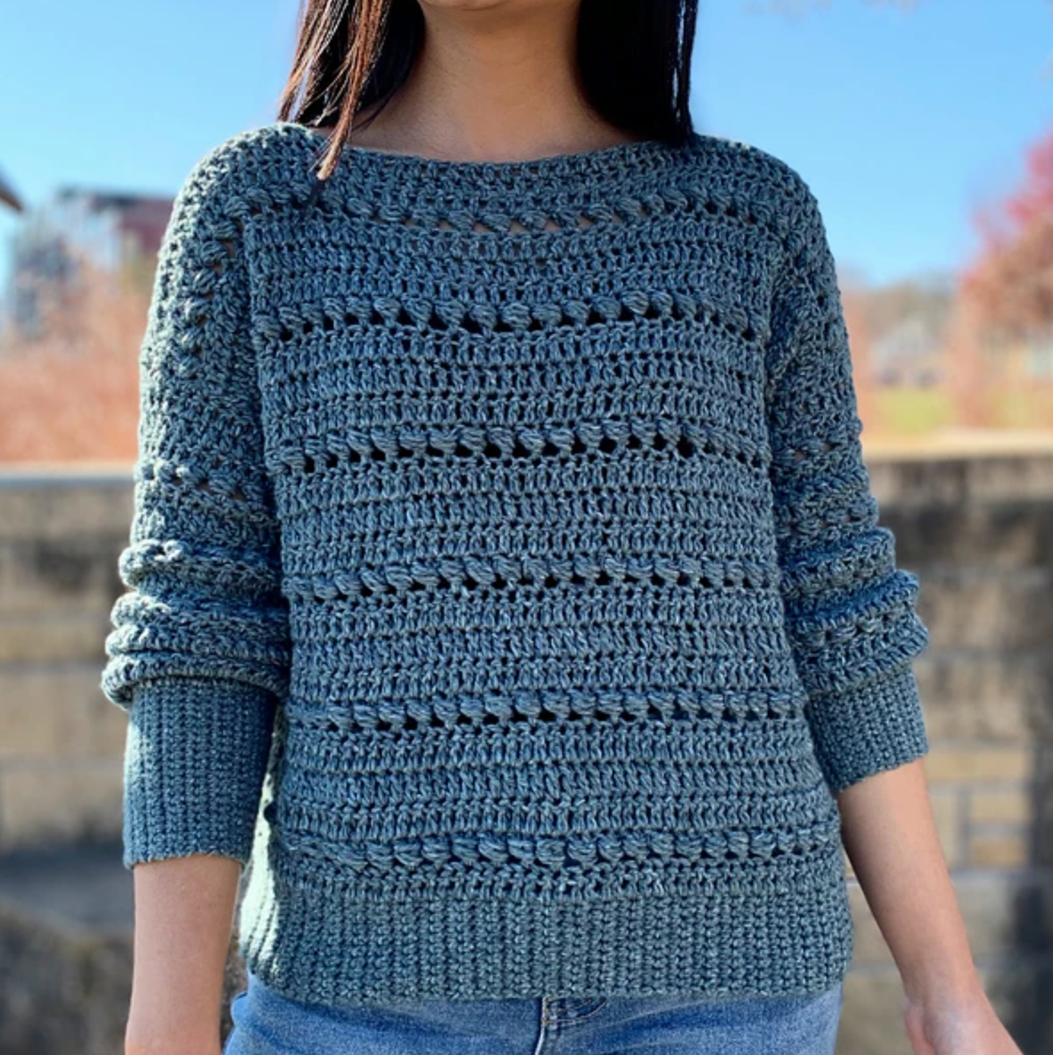 <span class="sqsrte-text-color--custom" style="color: rgb(239, 38, 38)">ONE SPOT LEFT! </span>Bead Stitch Crochet Sweater Class - Thursdays, September 25 & October 9, 11 am - 12:30 pm