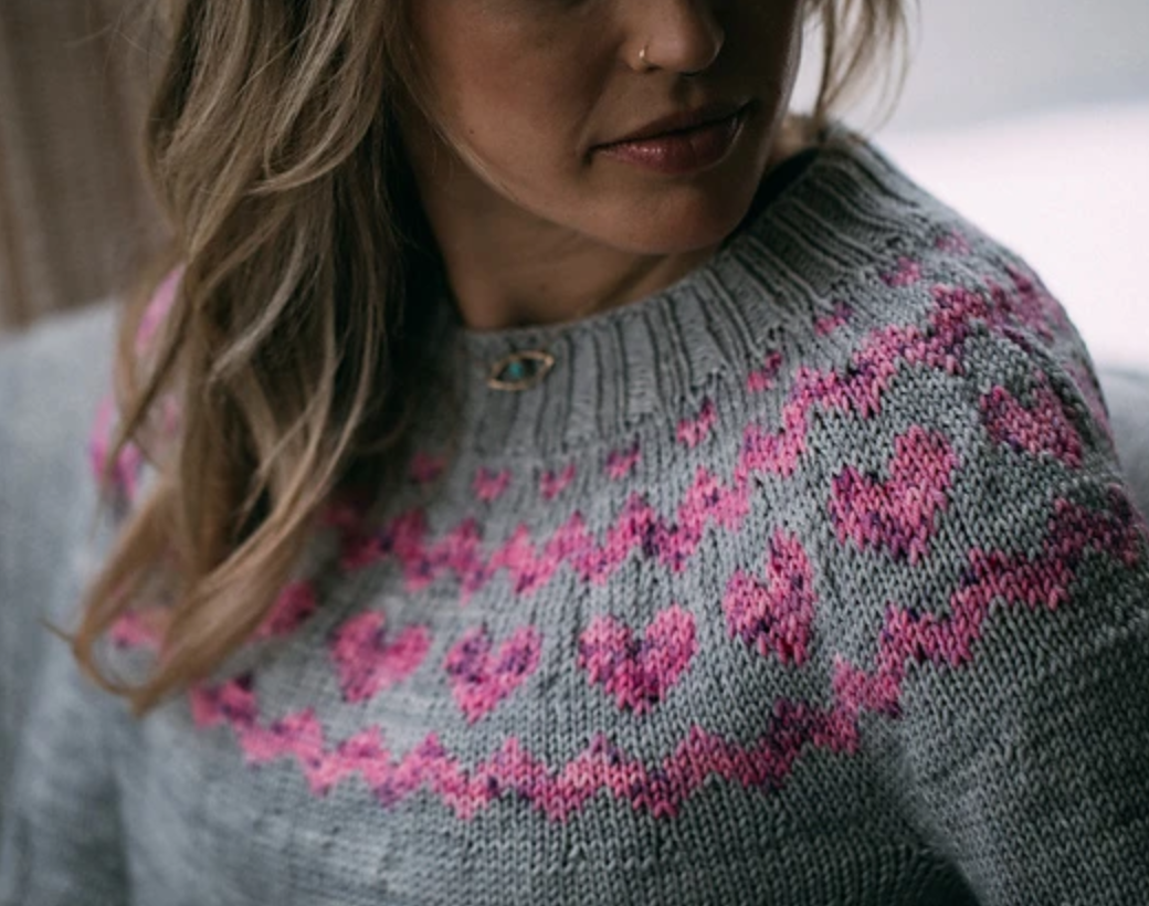 Dive Into Color: Colorwork Sweater Class - 4 session class - Saturdays, 9/20, 9/27, Sunday 10/12 & Saturday, 11/1, 10 am - 12 noon