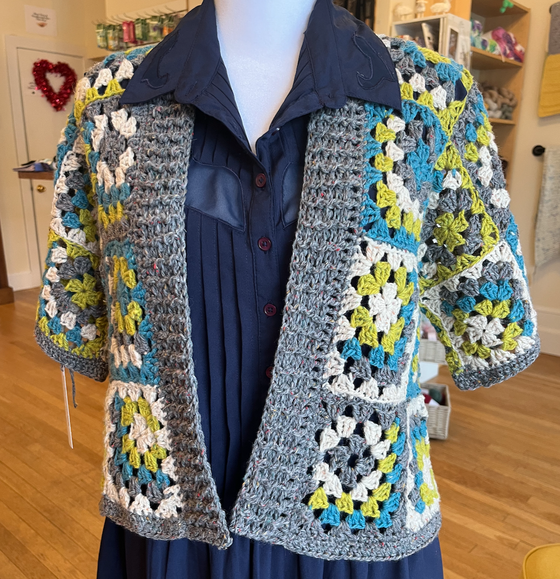 Crochet Kimono Cardigan, Wednesdays, 4/29, 5/6 &amp; 5/20 from 11:30 am - 1 pm