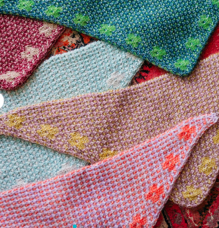 Pressed Flowers Mosaic Kerchief - Thursdays, 5/21, 5/28 &amp; 6/4 from 5:30 - 7 pm