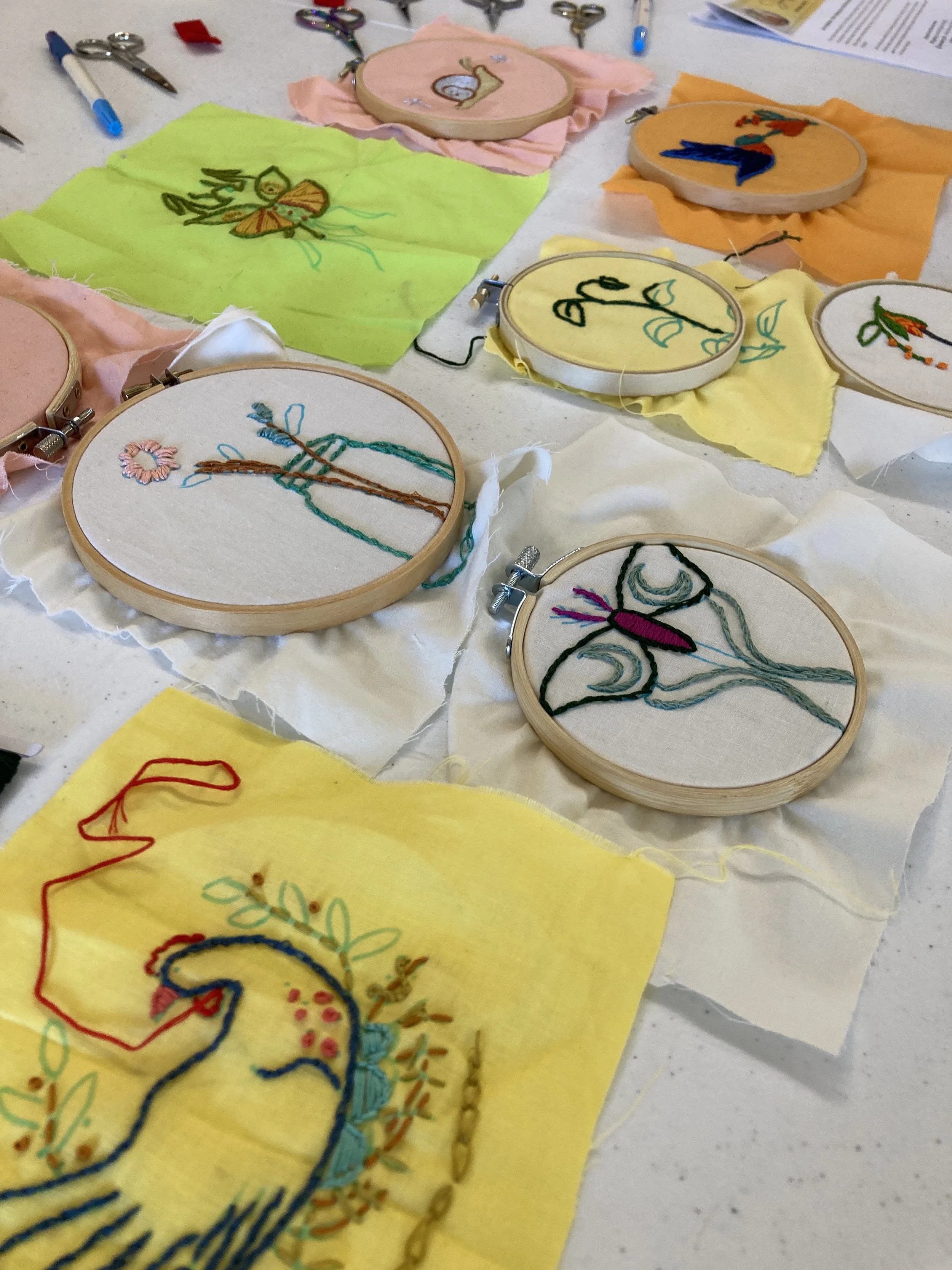 Embroidery 101 with Jenny Santa Maria: Wednesday, November 4, 5:30 - 7:30 pm