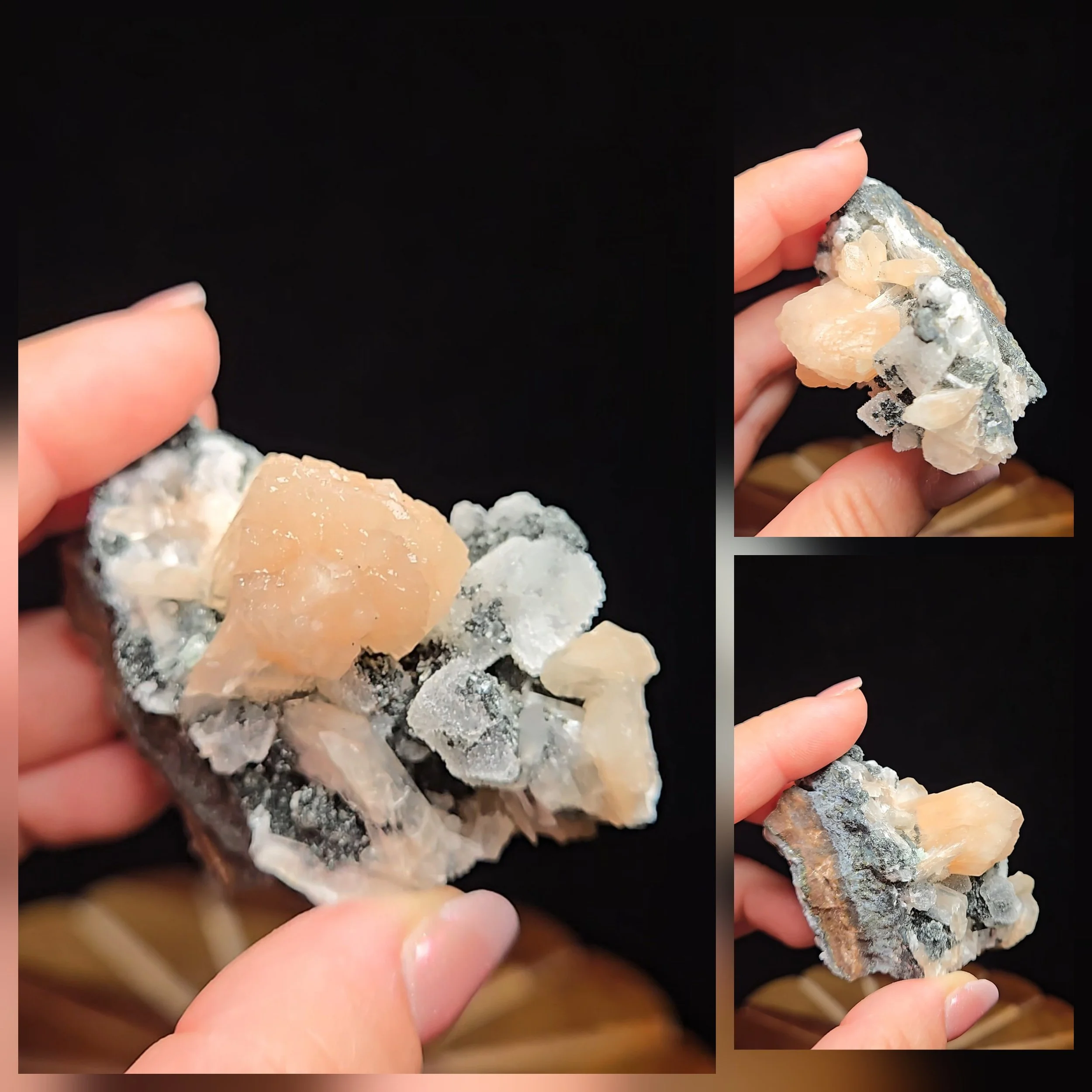 .Stilbite, Calcédoine #44B