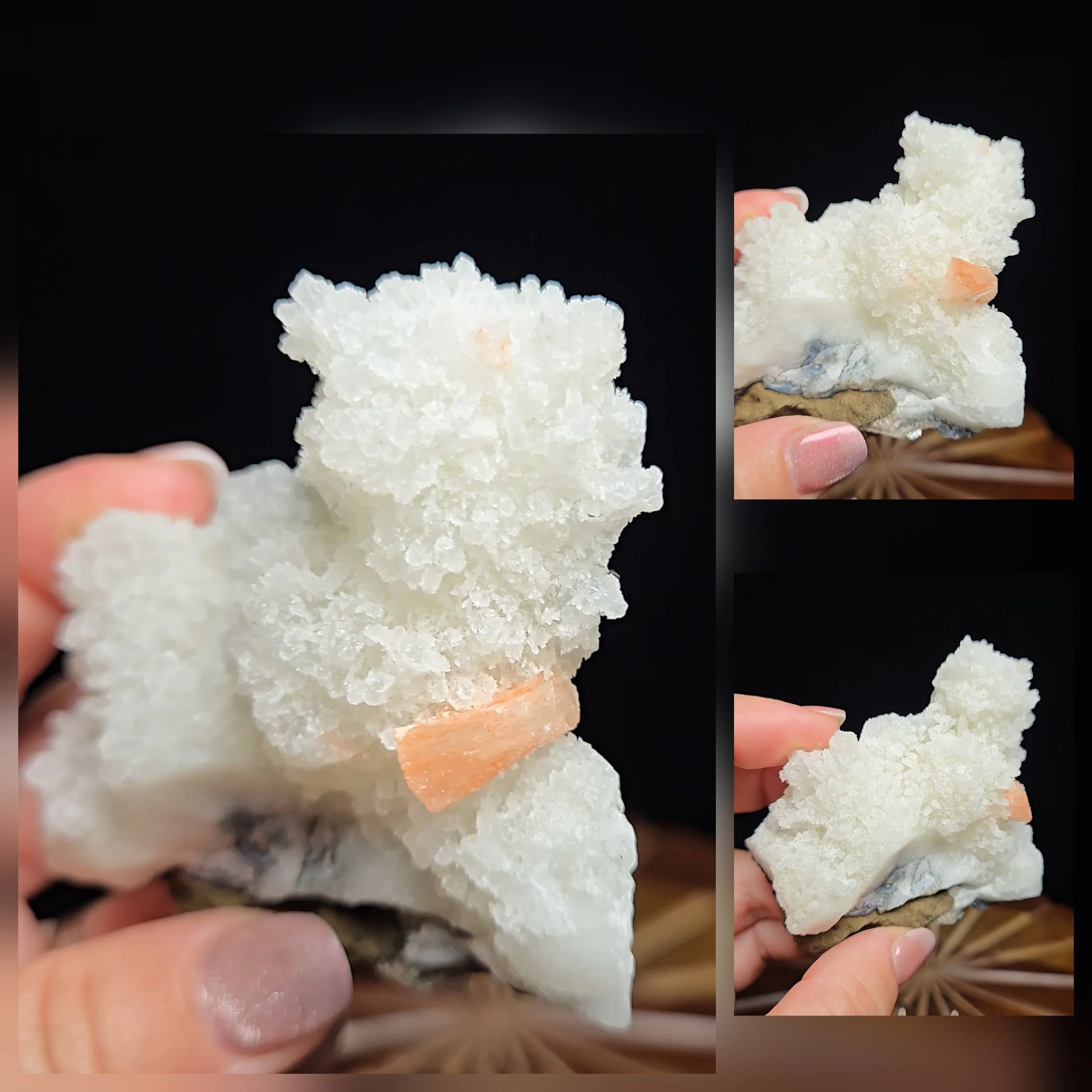 .Stilbite, Calcédoine #39B