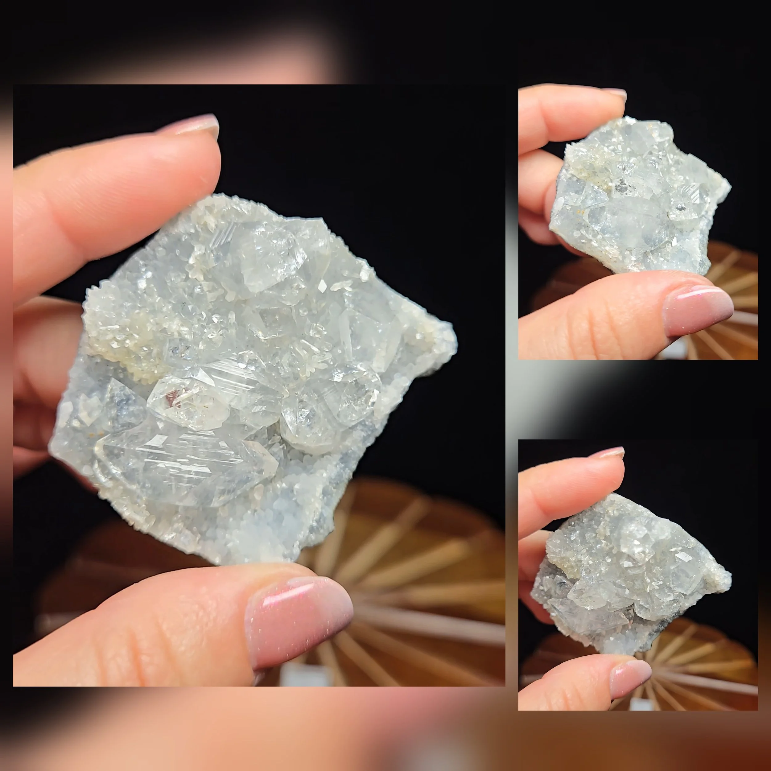 .Apophyllite, Calcédoine #27A