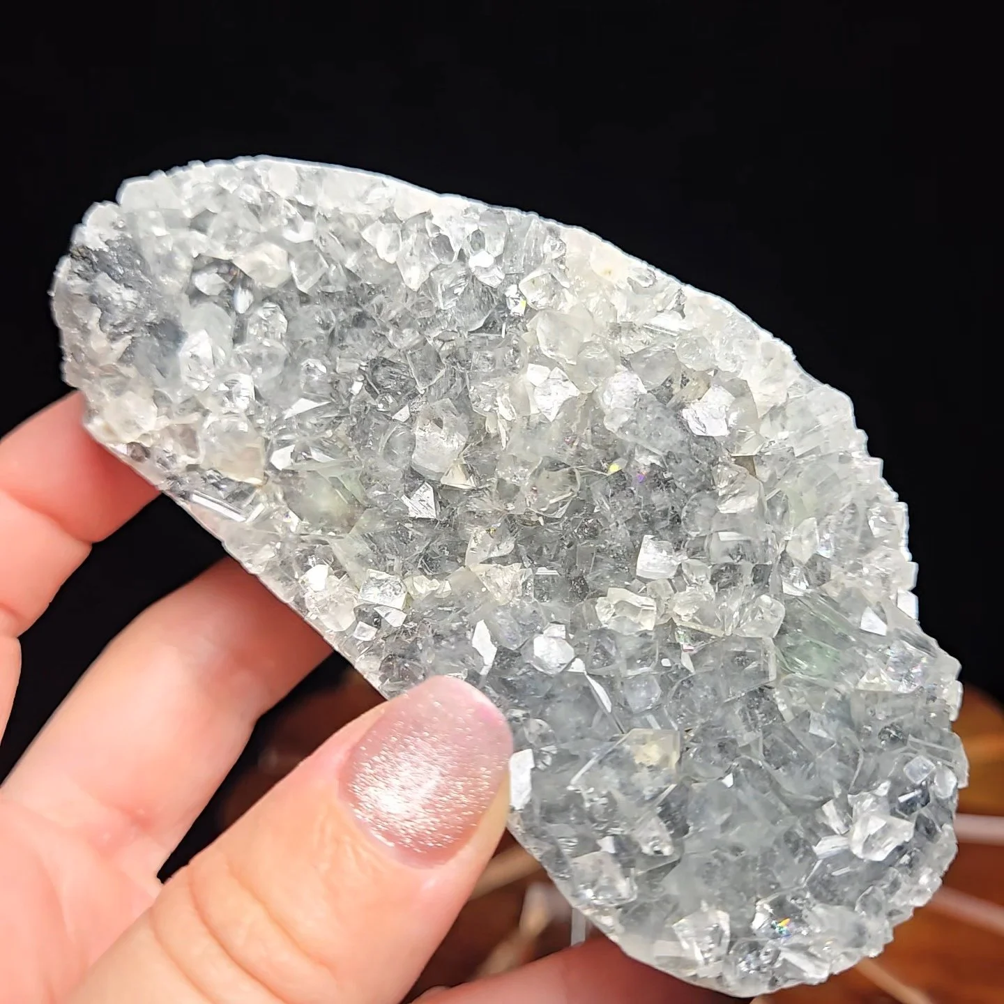 .Apophyllite, Calcédoine #38D