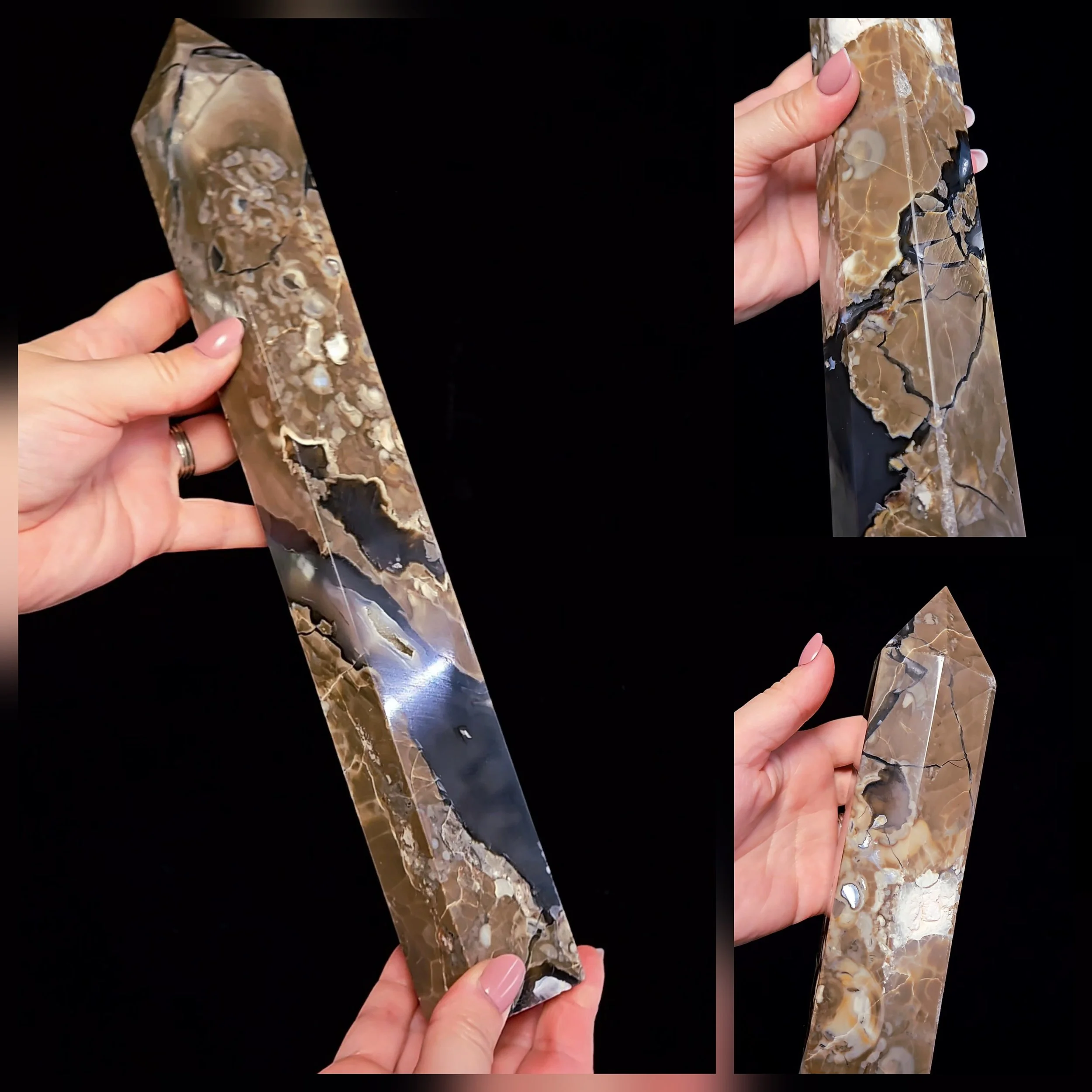 .Agate volcanique #156A
