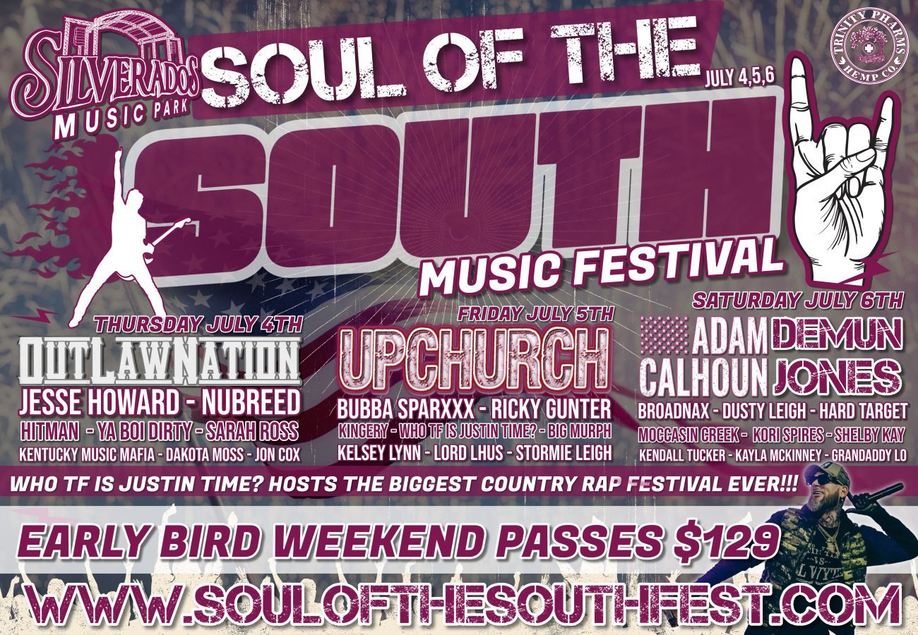 SOUL OF THE SOUTH MUSIC FESTIVAL 2024 AT SILVERADOS MUSIC PARK