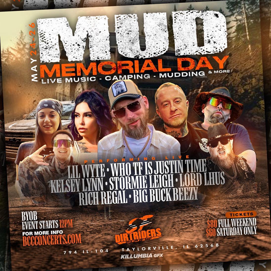 MUD MEMORIAL DAY 2024 AT SOUTH FORK DIRT RIDERS