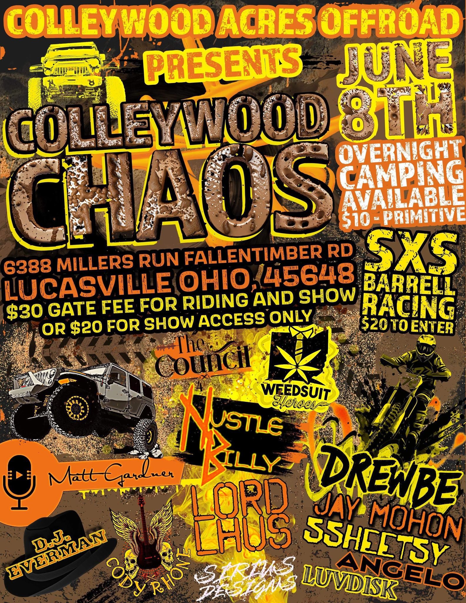 COLLEYWOOD CHAOS AT COLLEYWOOD ACRES OFF ROAD