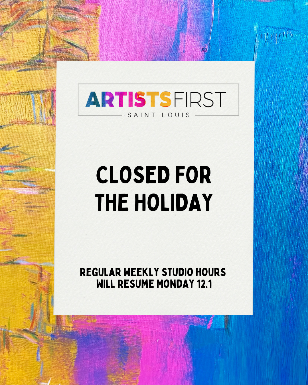 Closed for the Holiday