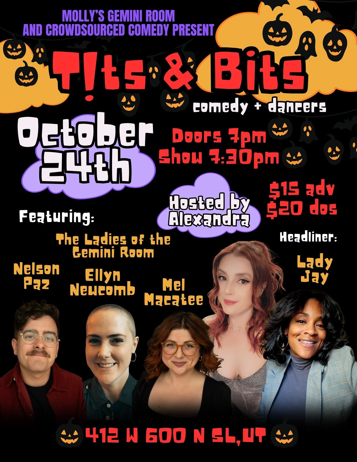 T!ts &amp; Bits is back next Friday night the 24th with @crowdsourcedcomedy!  Featuring a whole new lineup of comics and of course the dancers of @mollysgeminiroom! Grab your presale tix online- link in bio!