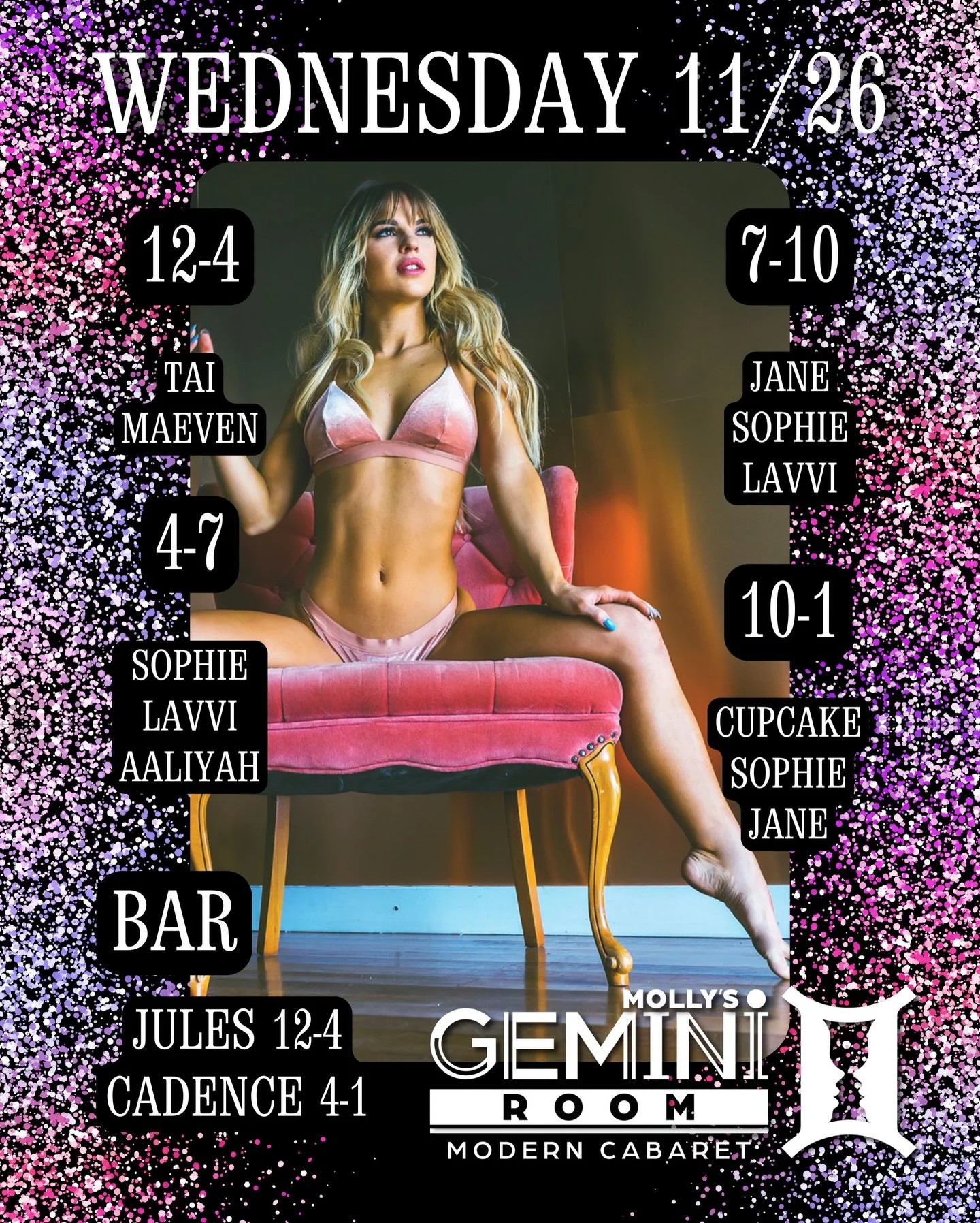 Wild Wednesday time! Come pregame your Thanksgiving with drinks and the best entertainment in SLC.