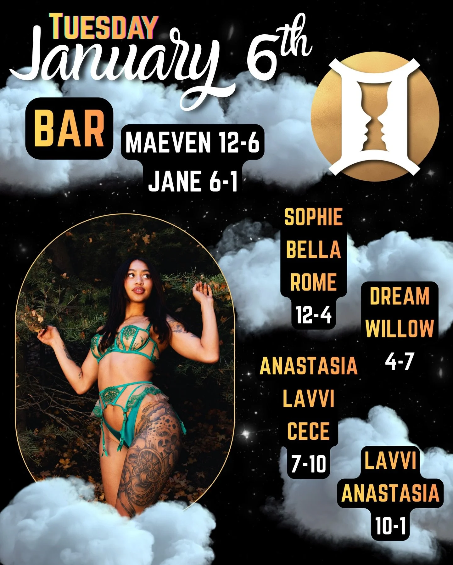 Tuesday + Tequila and this fabulous lineup. 
Also don&rsquo;t forget to stop by this weekend for the calendar release party!