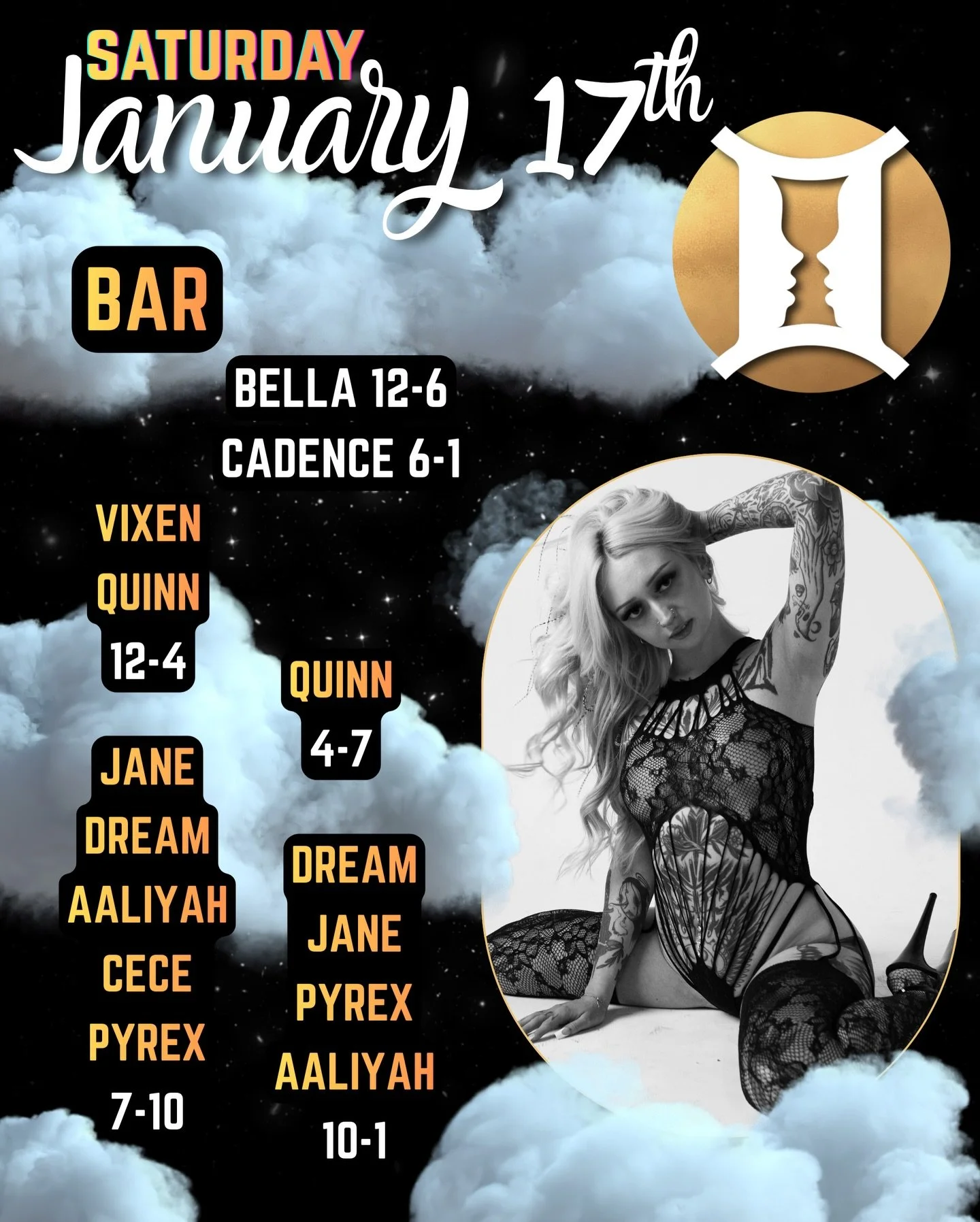 Spend your Saturday with your head in the clouds ✨ only at Molly&rsquo;s!