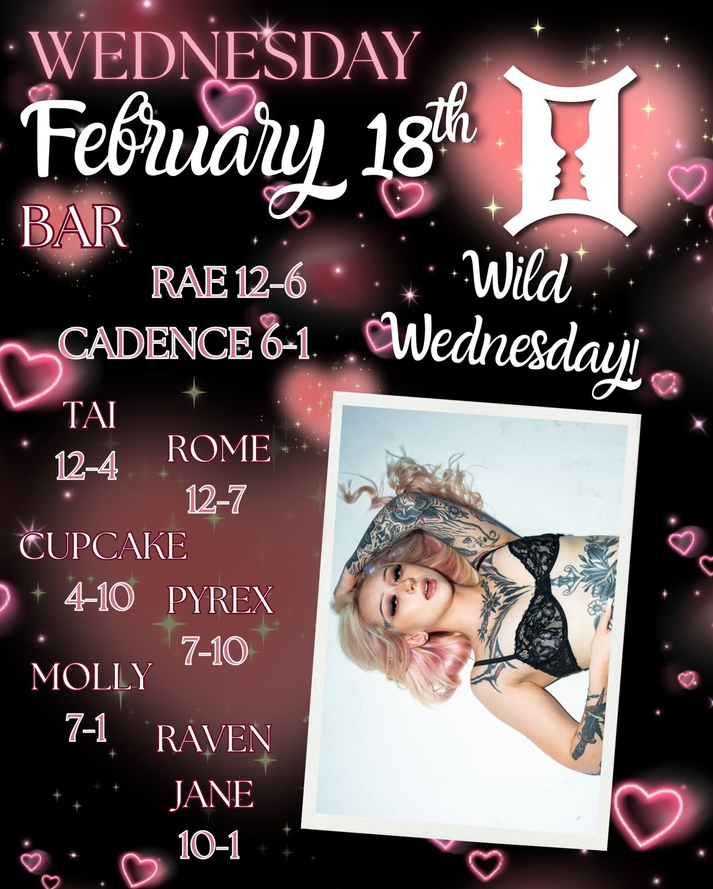 Wild Wednesday schedule incoming!