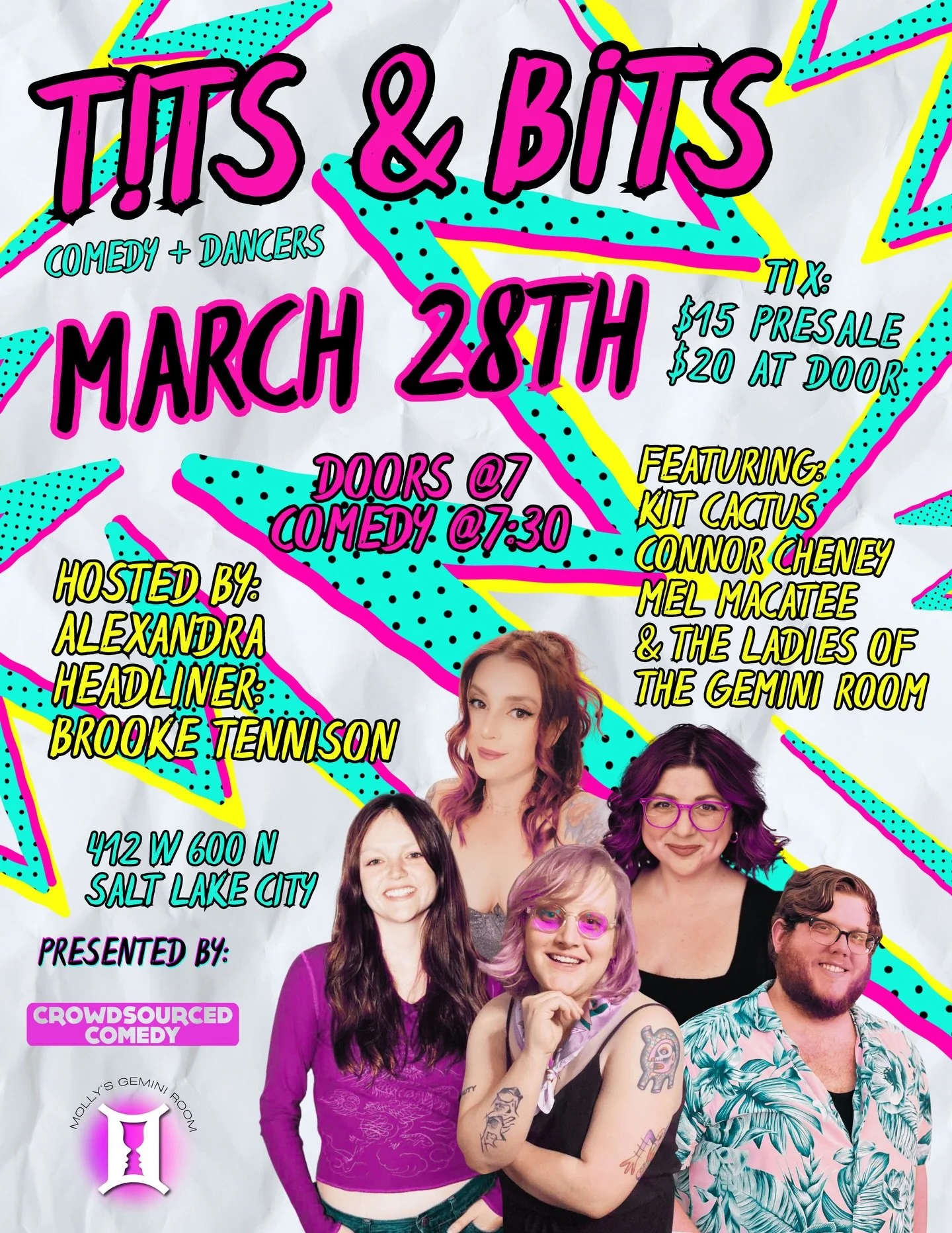 We are so ready for another comedy show! Grab your tickets online or risk it at the door - last time we got close to capacity!