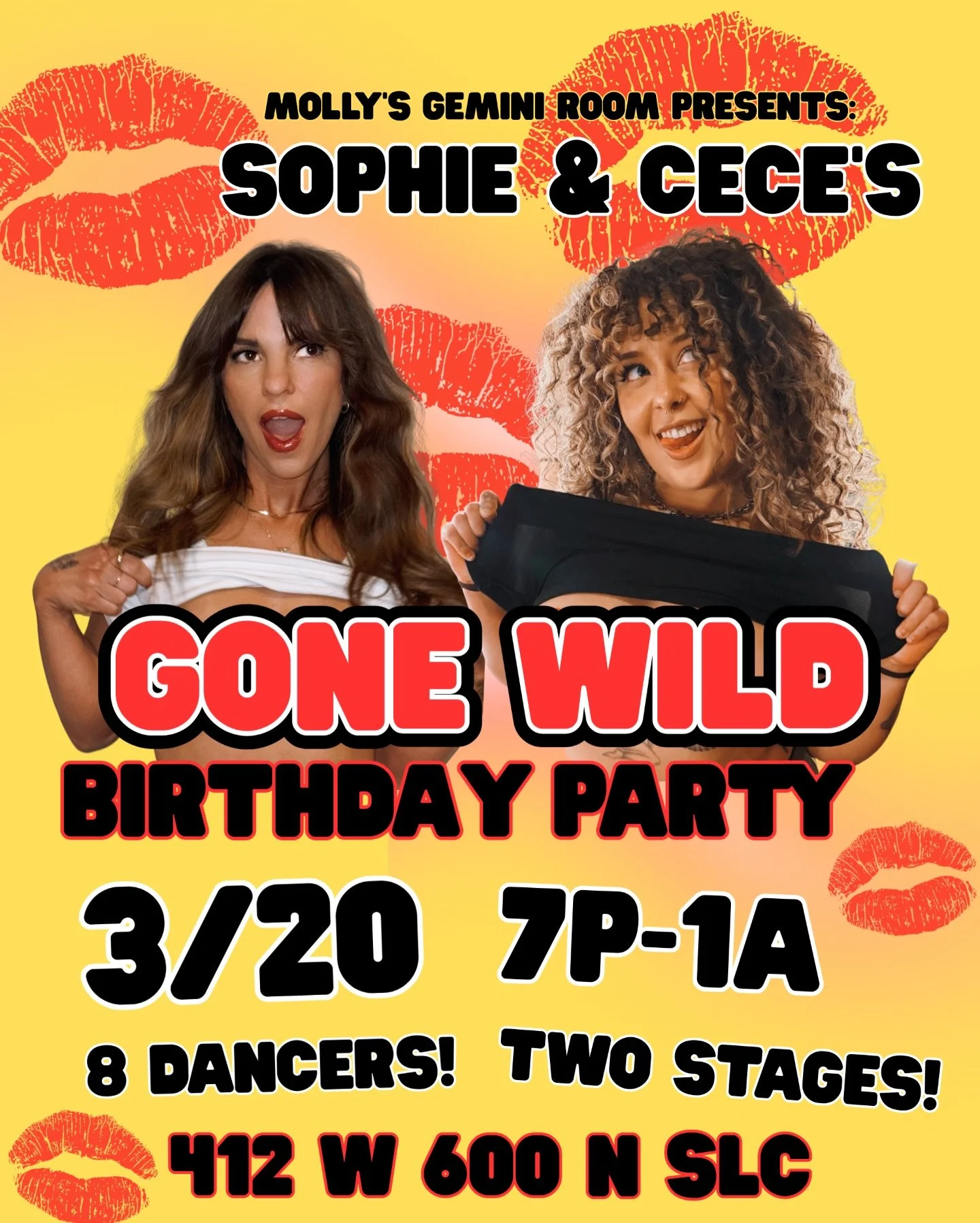 This Friday night things are going to get real wild when we celebrate our girls @therealsophie___ &amp; @cece.ray_
Double birthday party means double the fun! 
See you there 😛