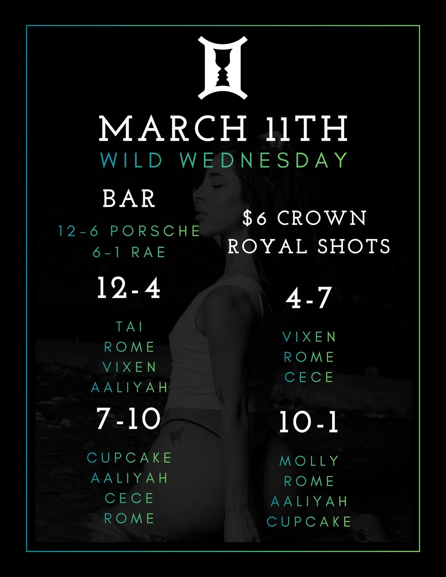 Looking for a mid week pick me up?! 
This lineup should do the trick.