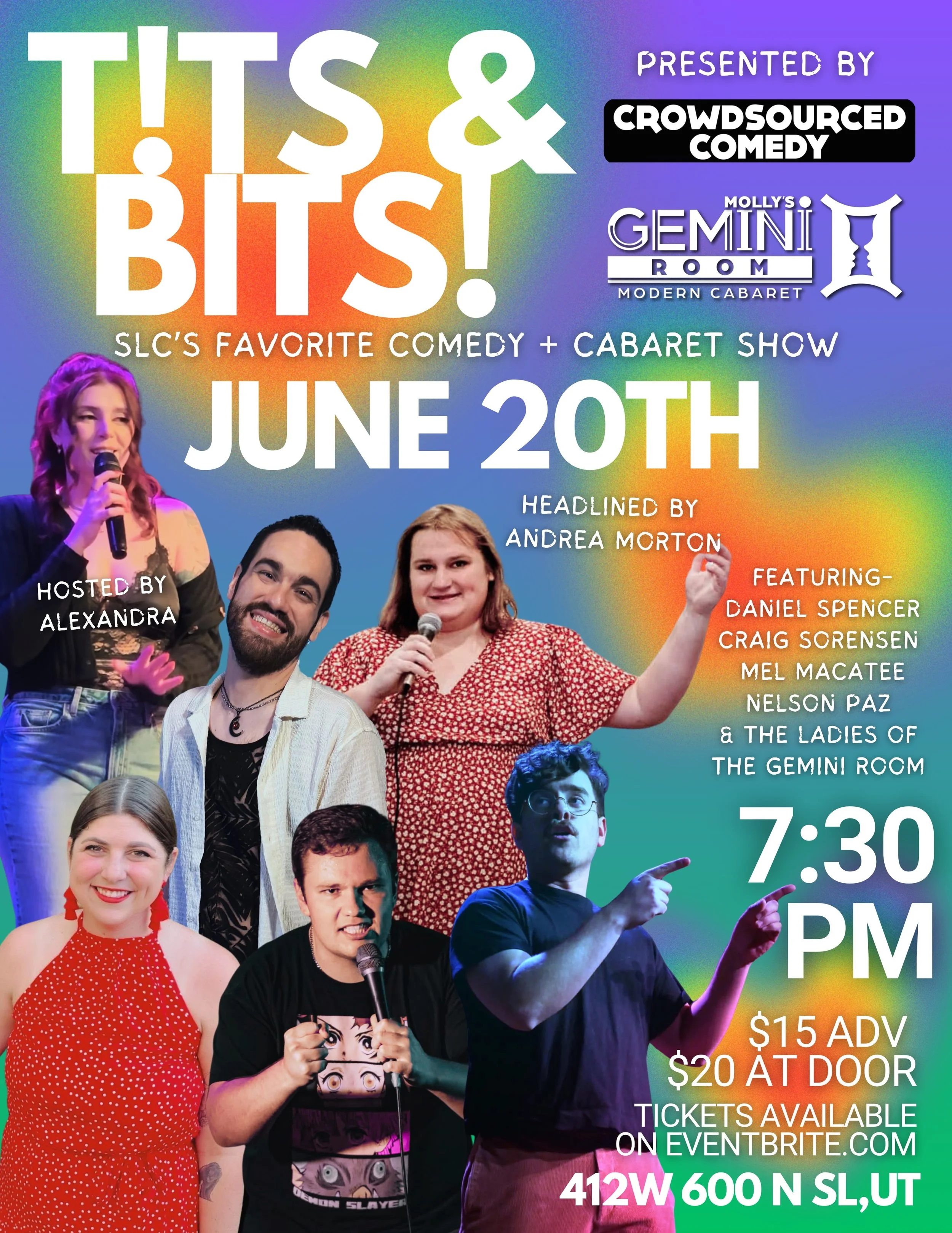 It&rsquo;s time for our pride edition of T!ts &amp; Bits! We&rsquo;ve been hosting comedy shows with @crowdsourcedcomedy for a year now and we can&rsquo;t wait to celebrate another pride season by having another packed comedy show! Grab your tickets 
