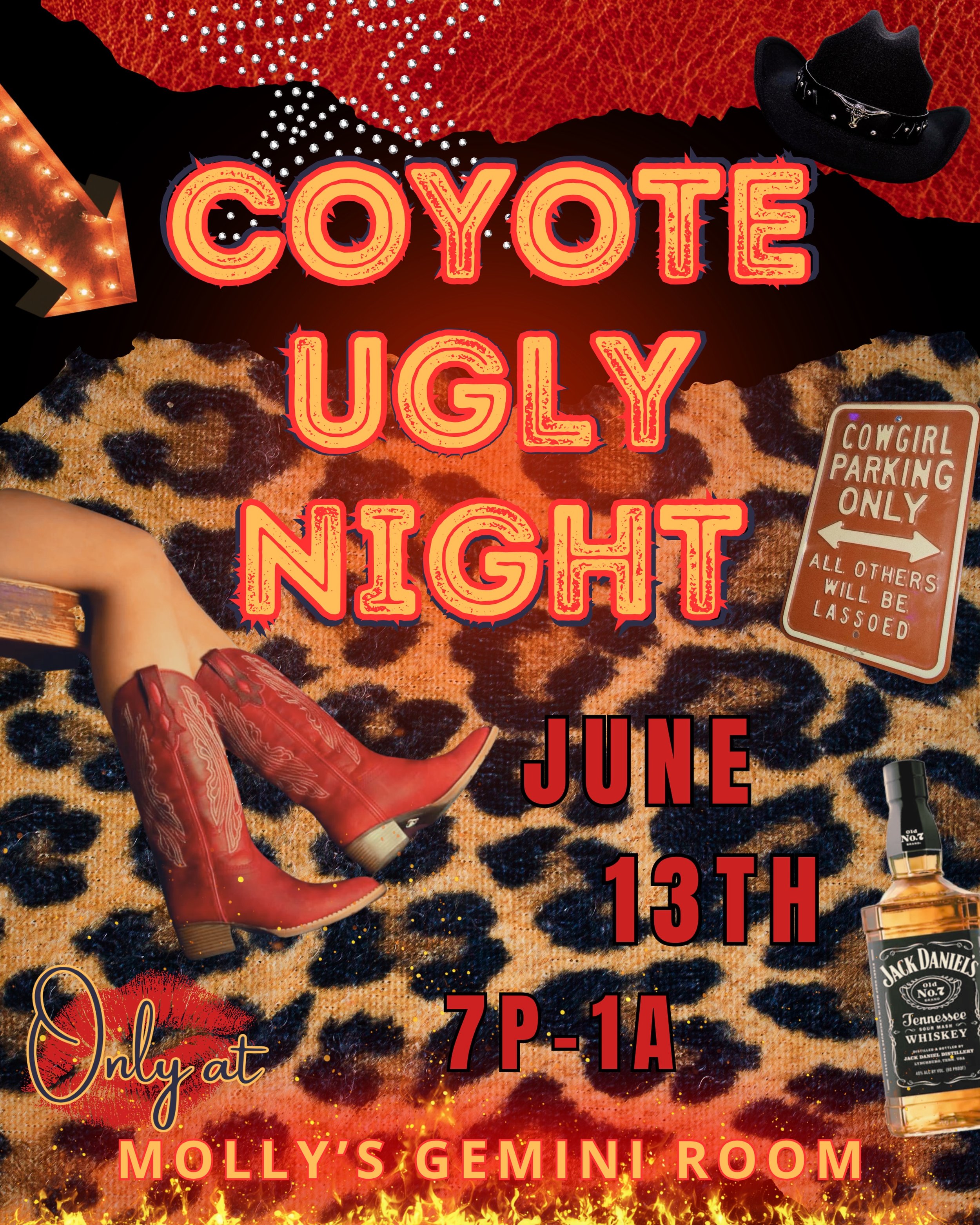 Come by Saturday night for a taste of summer fun at Molly&rsquo;s- Coyote Ugly style!