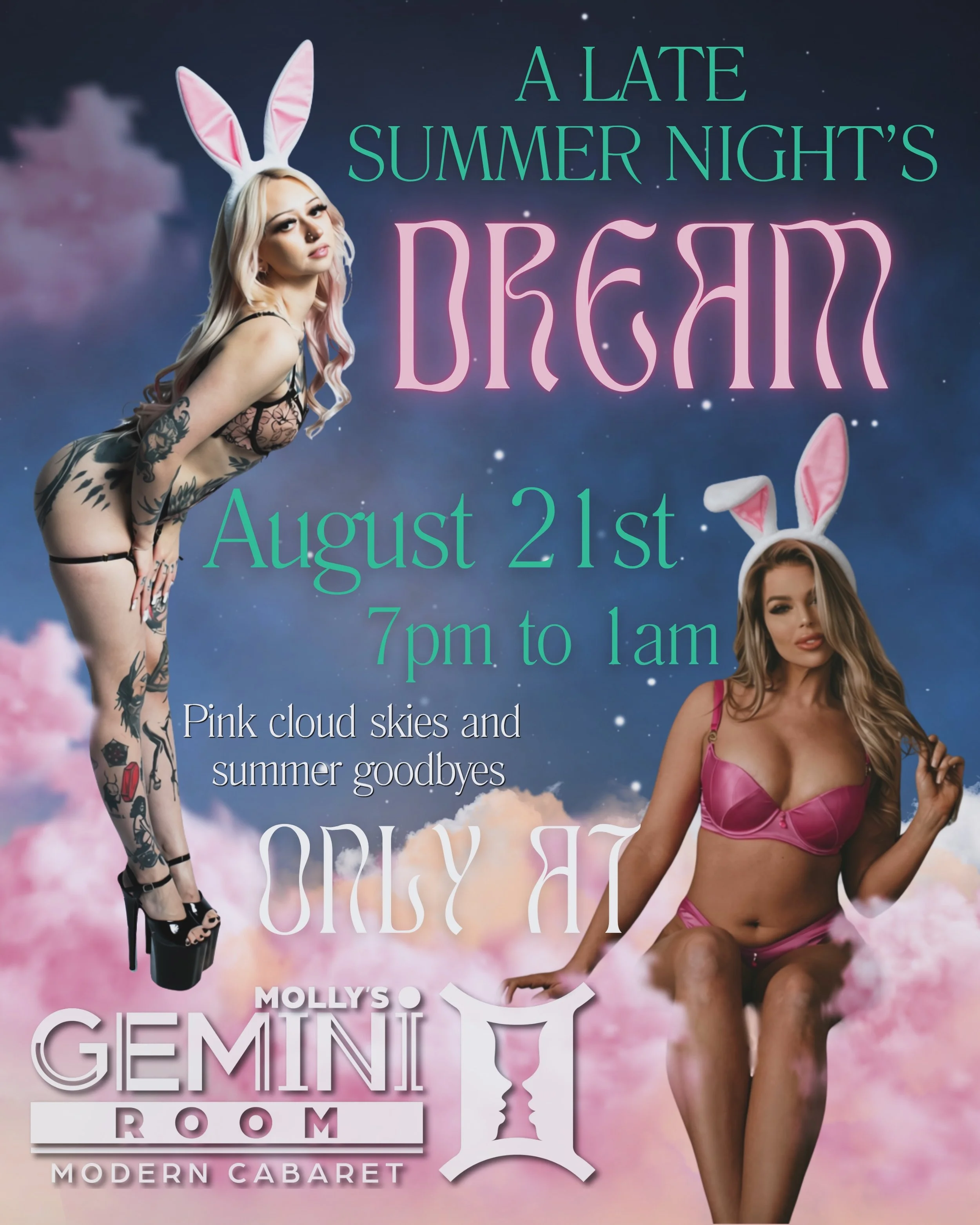 This Friday night we are saying goodbye to summer in style! Join us for a late summer night&rsquo;s dream and catch the magic before the season fades ✨
