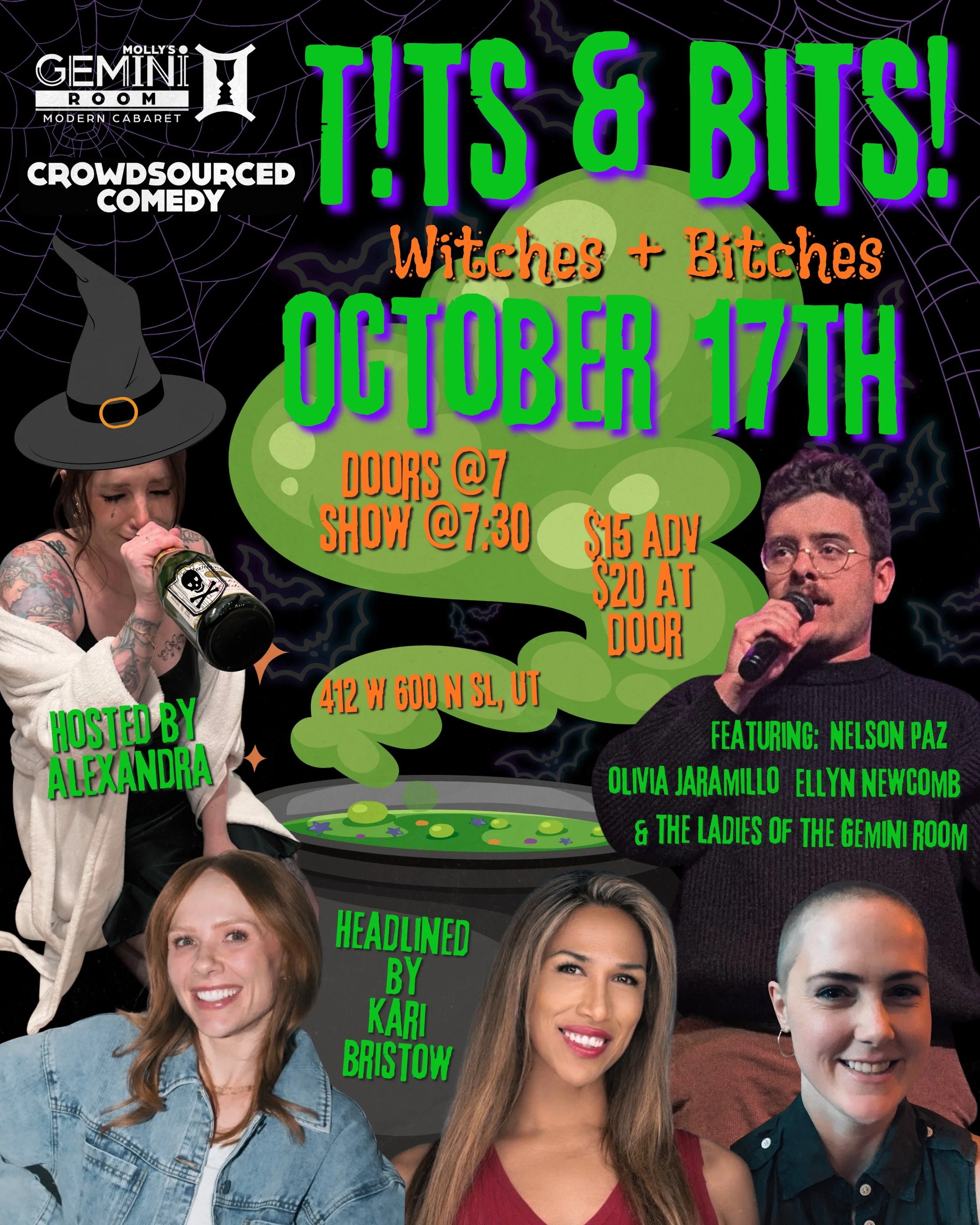It&rsquo;s witch season baby- and we are bringing your favorite comedy + cabaret show back to the stage! Grab your tickets online before they sell out 🦇✨