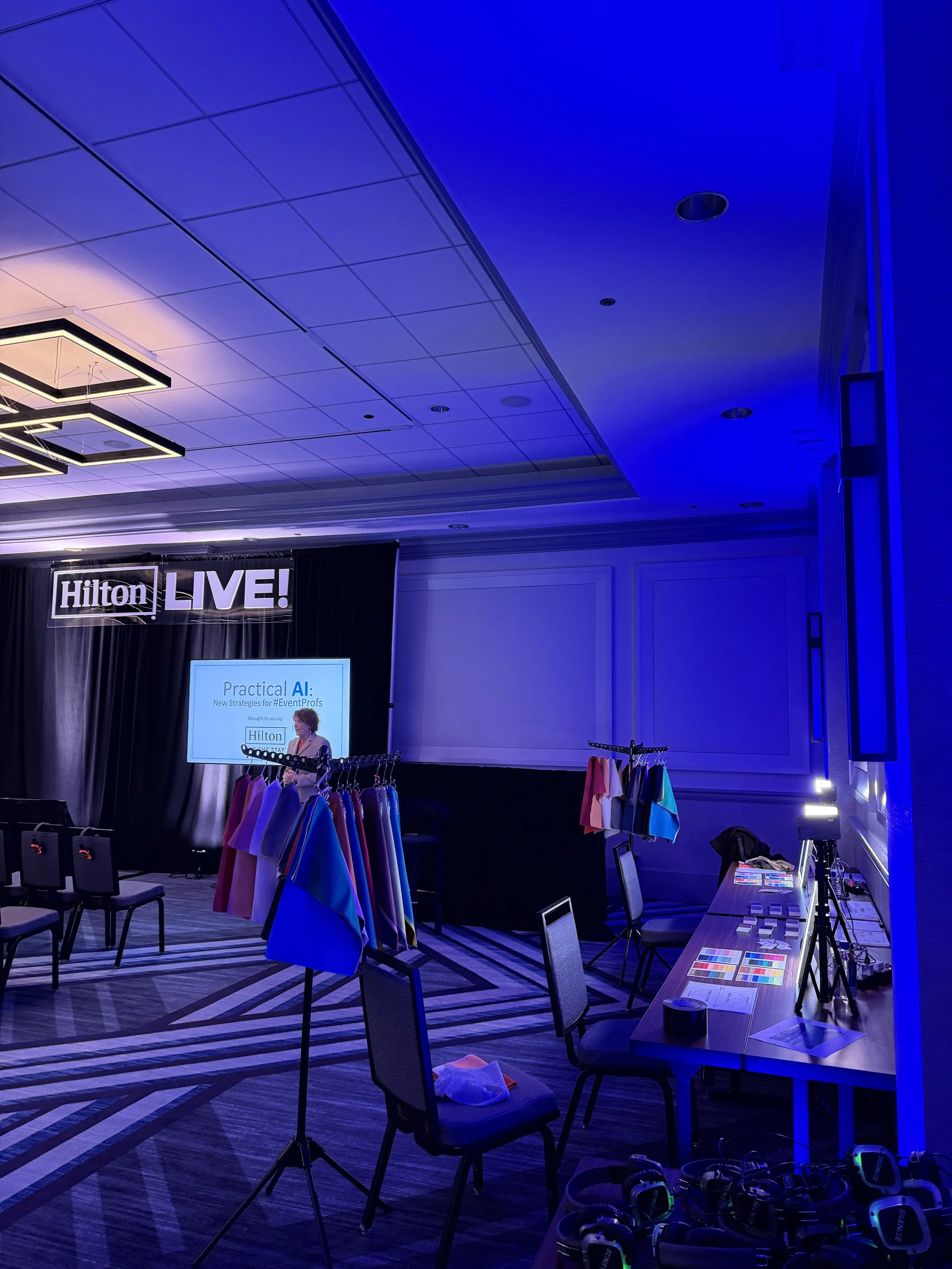 Color Analysis Activation with Hilton Live