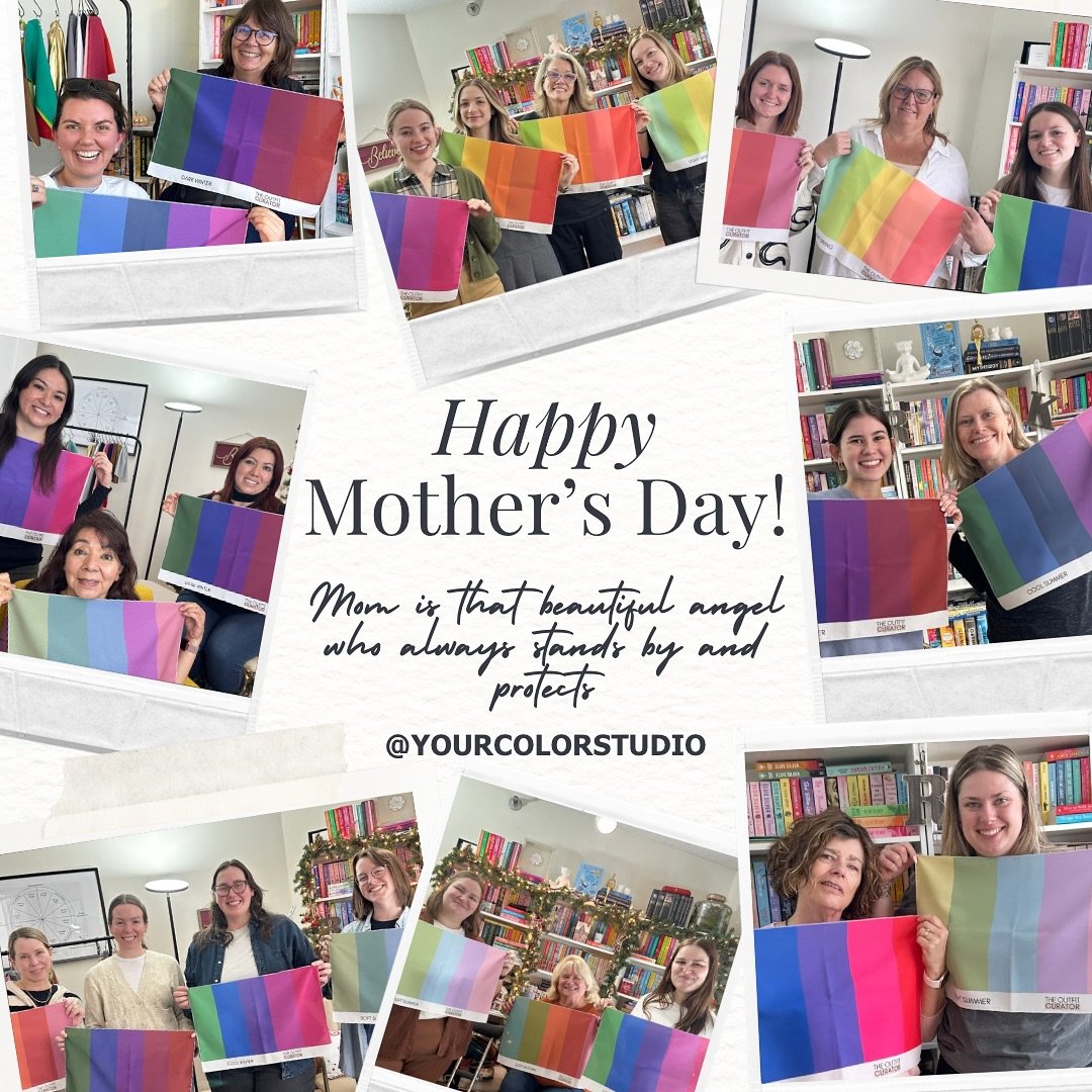 Like mother, like daughter—beautiful inside and out, and now perfectly in color! Celebrating the special bond between moms and daughters who came in together for color analysis. Here’s to memories made, palettes discovered, and looking ra