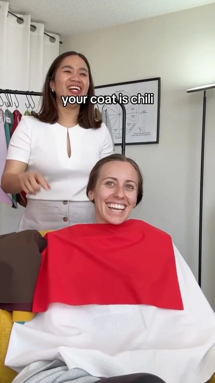 She showed up in a coat that happened to be the exact shade of chili autumn red—her perfect seasonal color. Talk about meant to be! πβ¨
Ready find out what your best colors are?
Book your color analysis with us! π
LINK IN BIO β¬οΈ
For Group