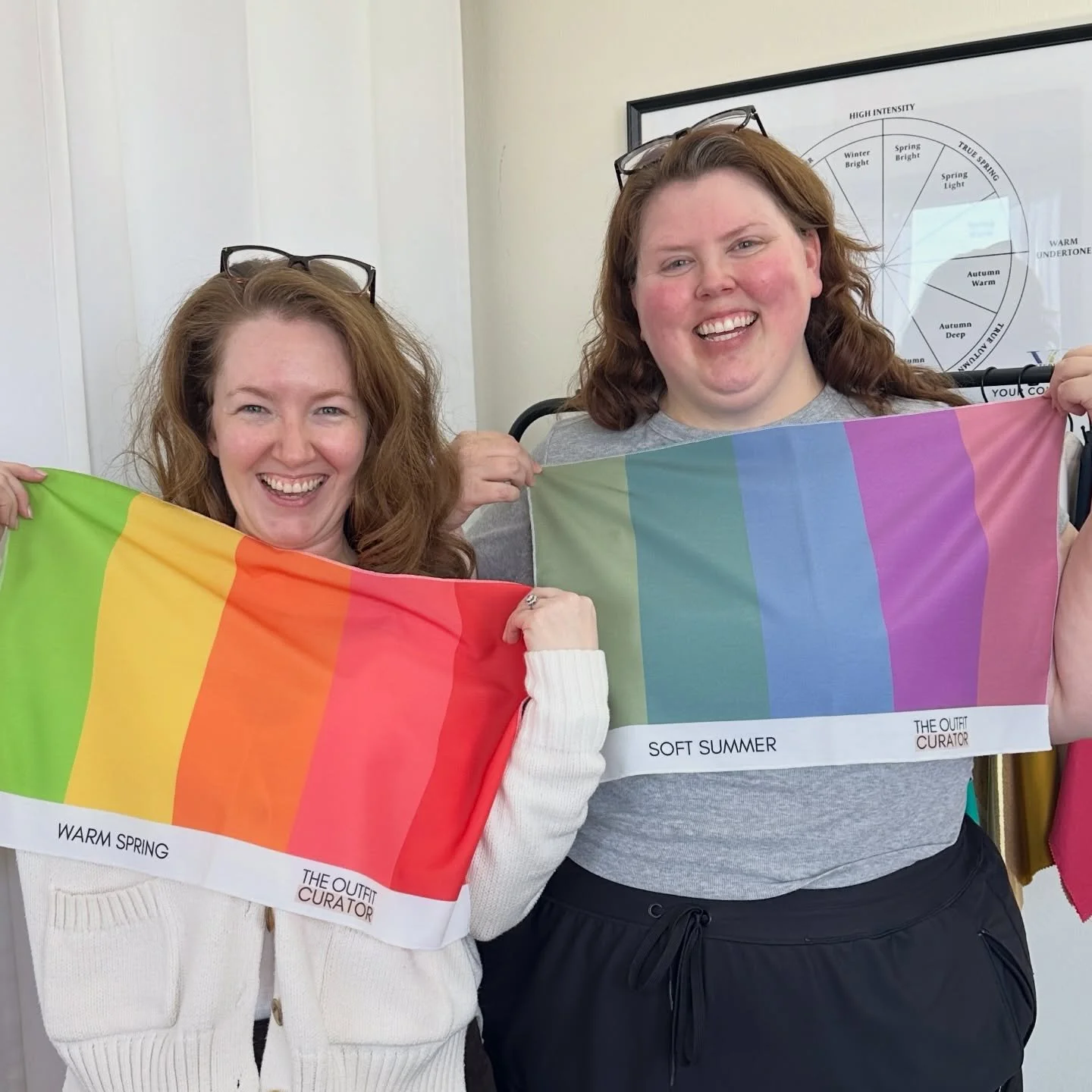 Color analysis is even better with a bestie ✨
Two friends, two unique palettes, and so much fun discovering what truly lights them up. Thanks for making this session such a joy 💕

Ready find out what your best colors are? 

Book your color analysis 