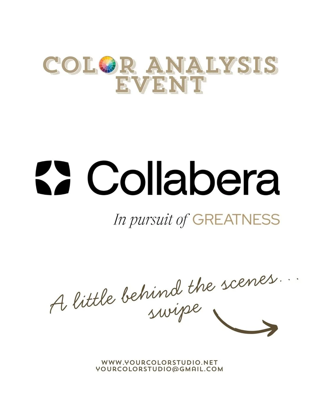 A beautiful color analysis experience with the Collabera team ✨💕🎨🎉

Ready find out what your best colors are? 

Book your color analysis with us! 💕

LINK IN BIO ⬆️

For Groups/Event, feel free to send us a message or email us through &mdash; your