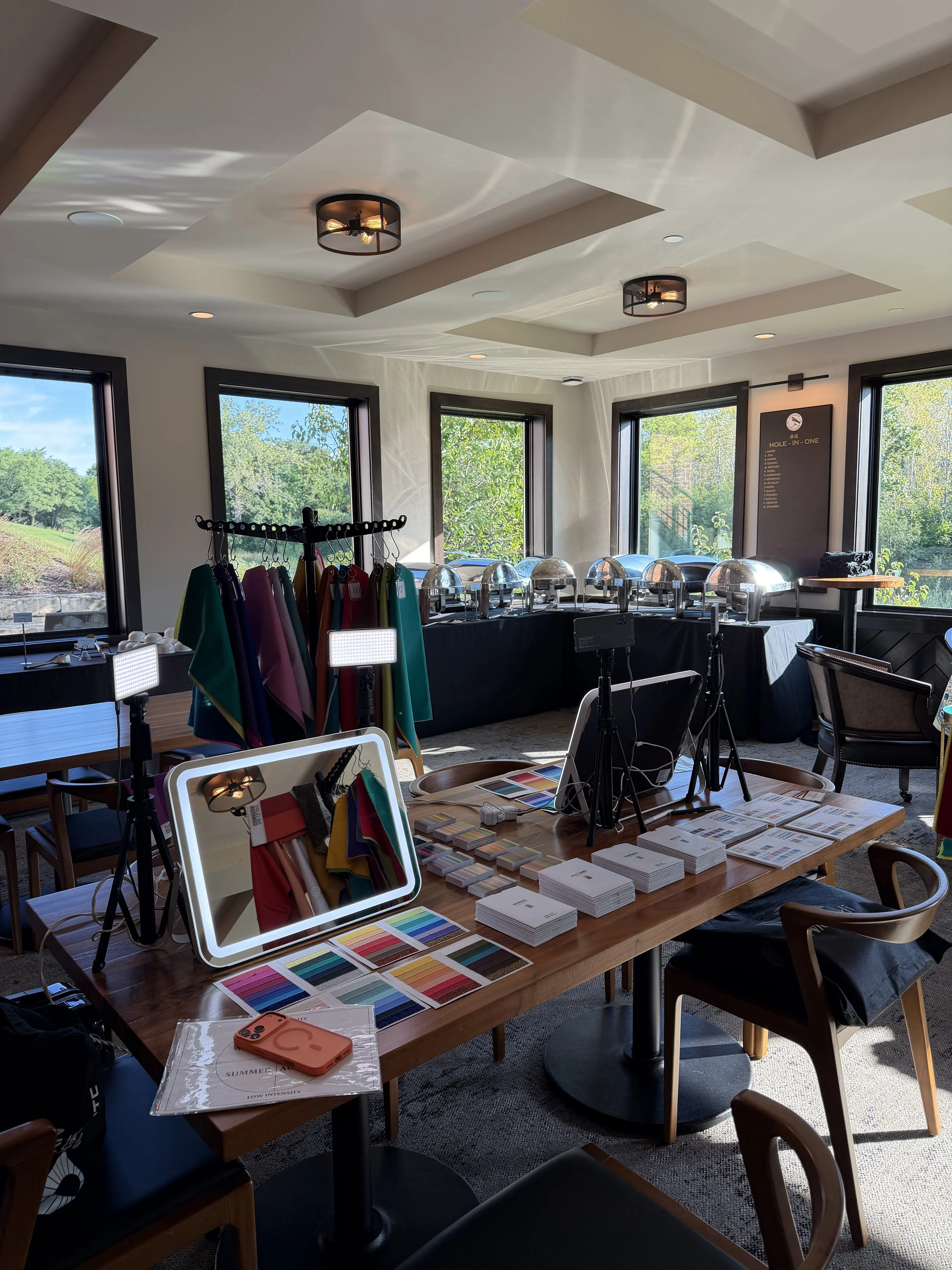 On-site corporate color analysis event and activation by Your Color Studio in Chicago