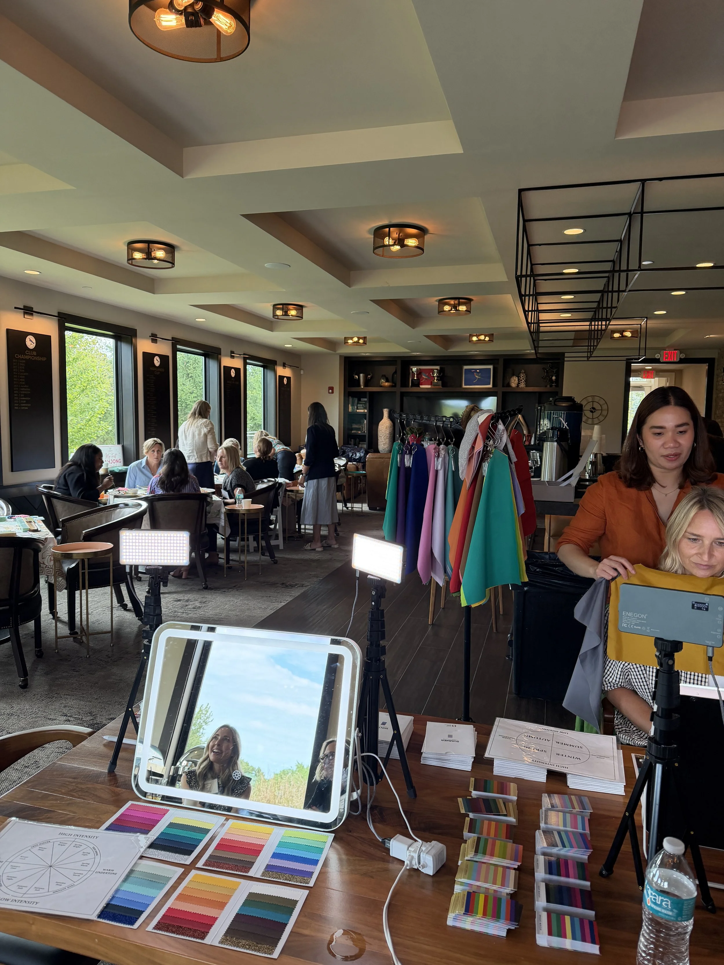 On-site corporate color analysis event and activation by Your Color Studio in Chicago