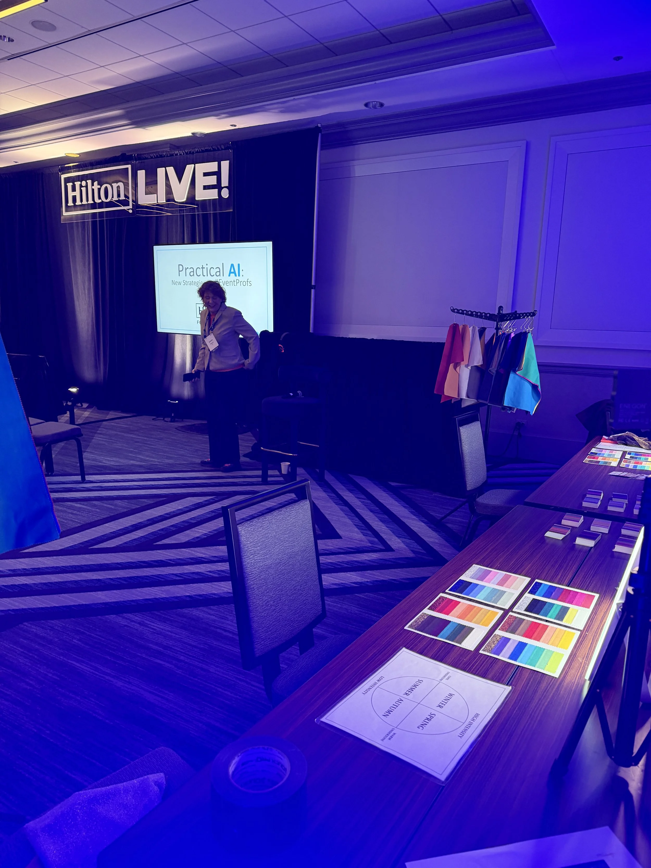 Color Analysis Activation with Hilton Live