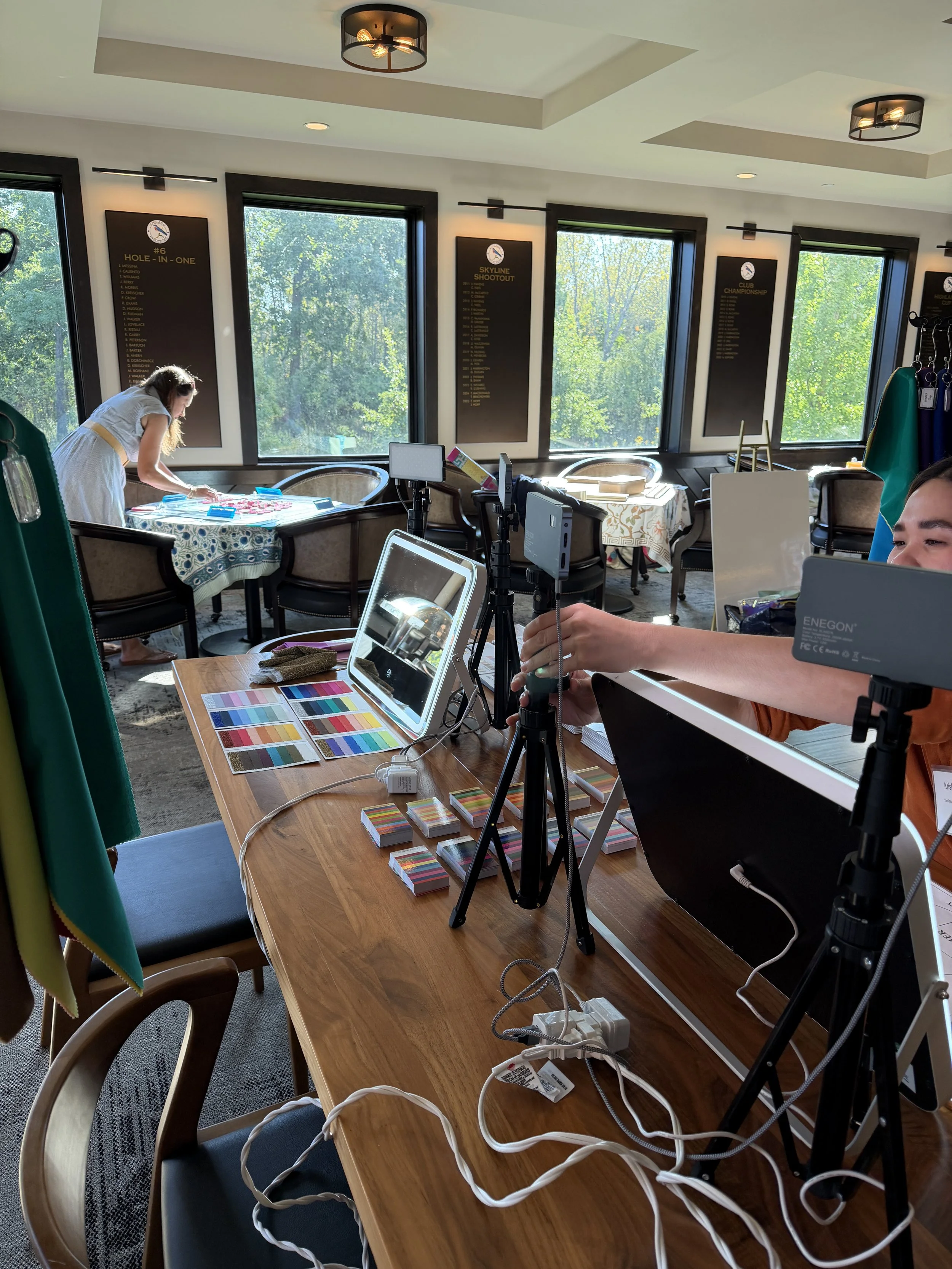 On-site corporate color analysis event and activation by Your Color Studio in Chicago