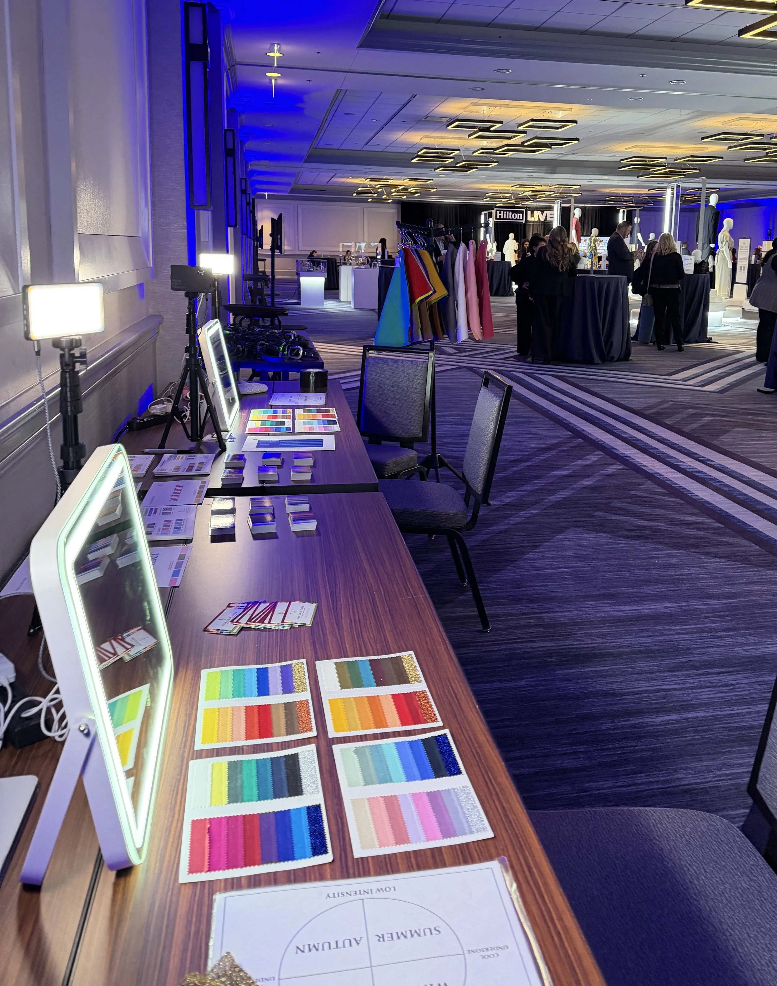 Color Analysis Activation with Hilton Live