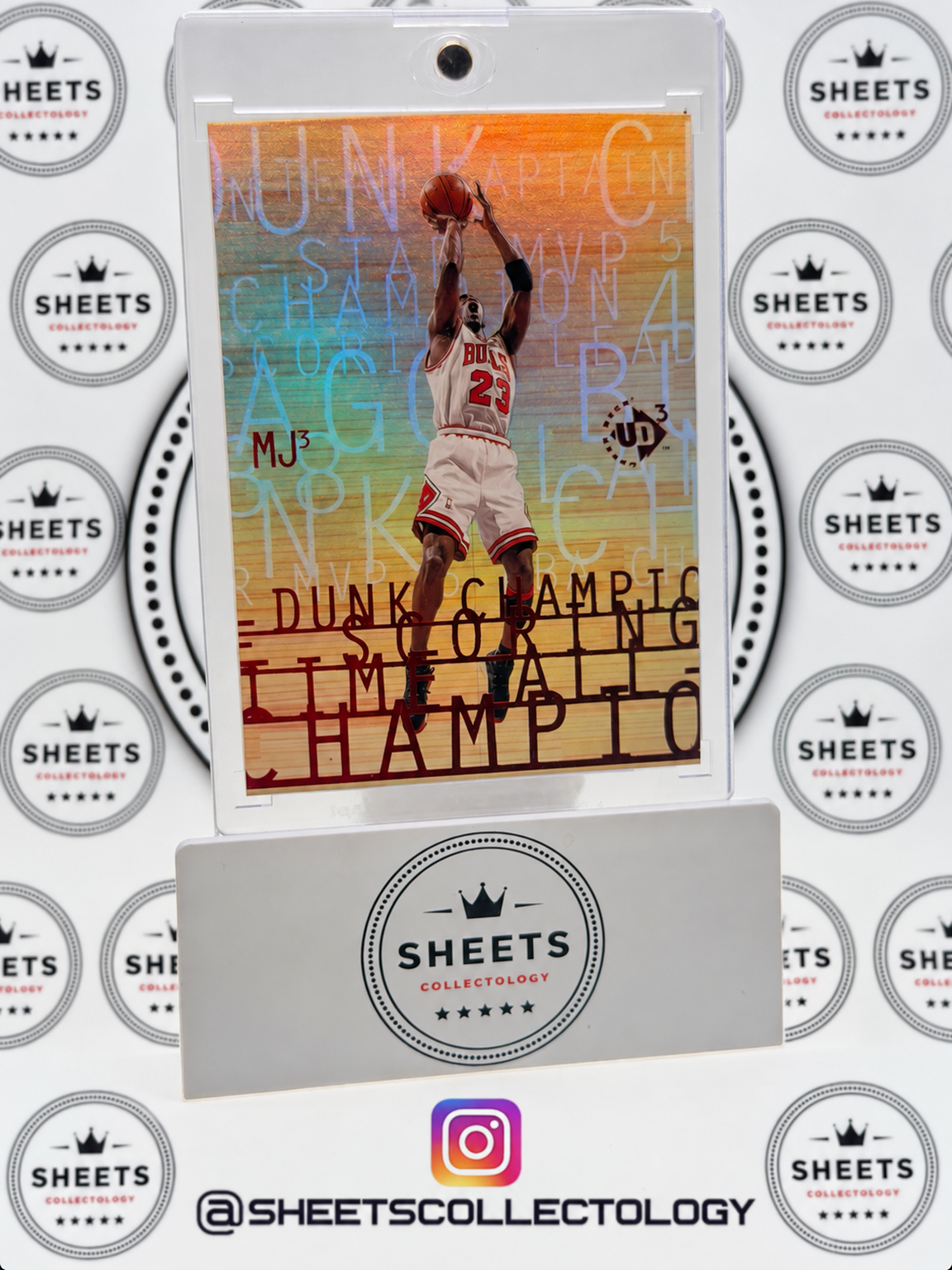 1997 Upper Deck Michael Jordan UD3 Dunk Champion