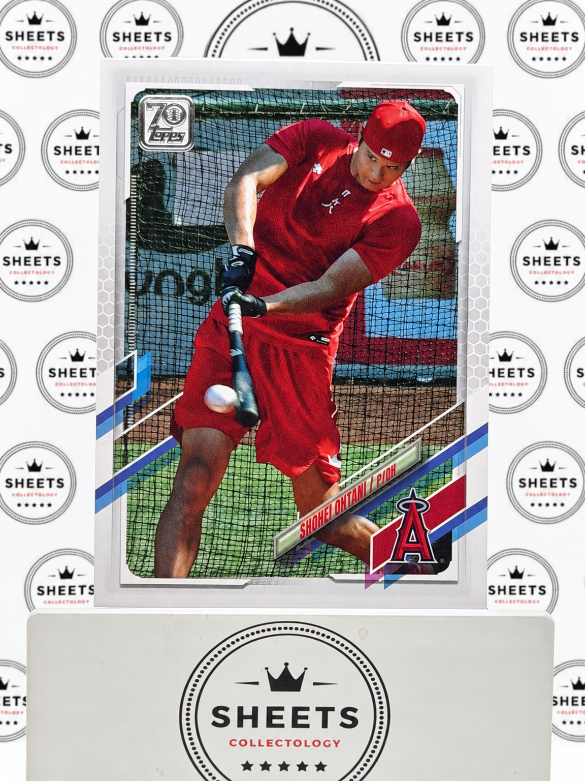 2021 Topps Series 1 Shohei Ohtani SSP Variation Batting