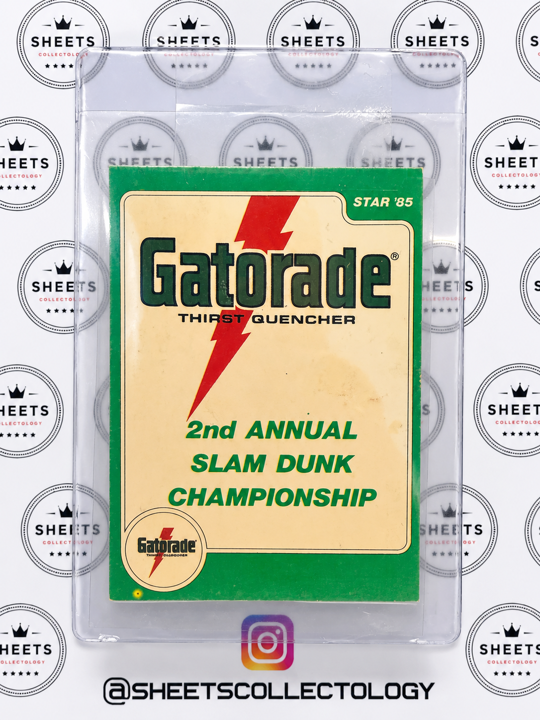1985 Star Gatorade Checklist