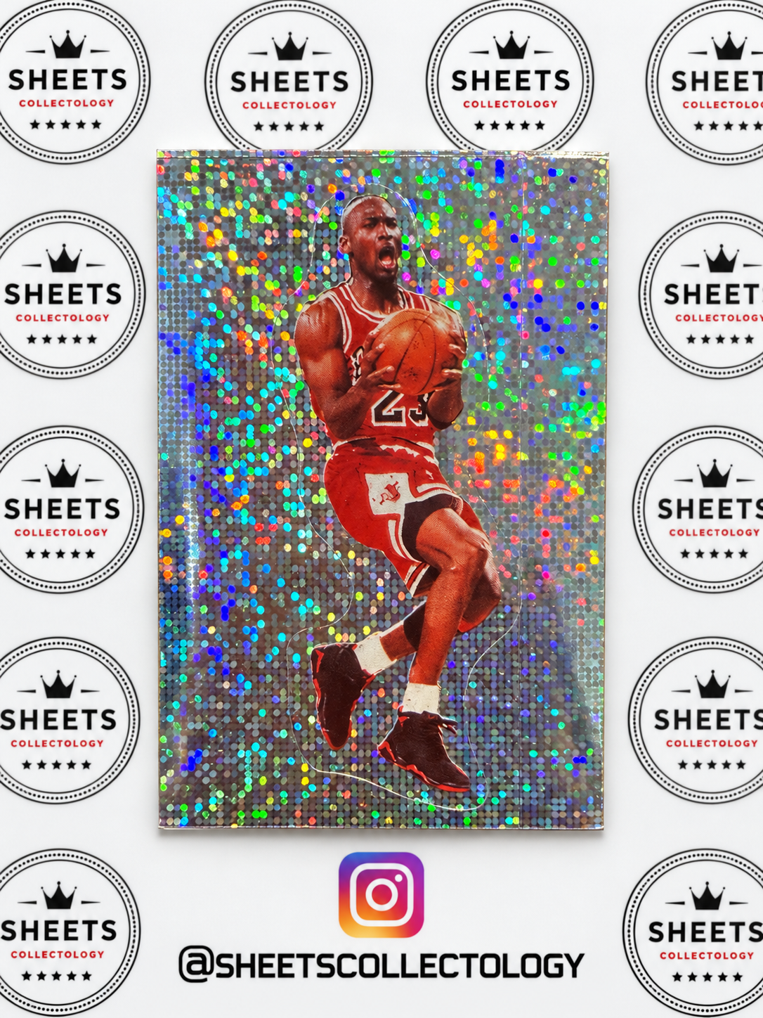 1992 Panini Michael Jordan Foil Sticker