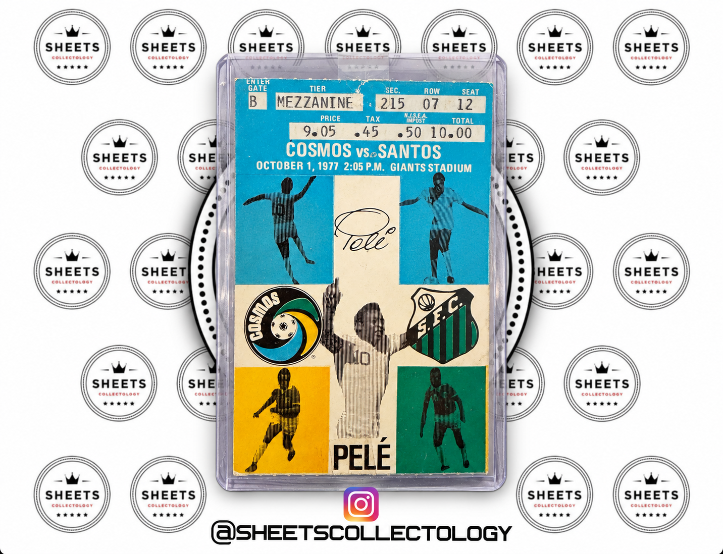 Pele’s Final Game Ticket