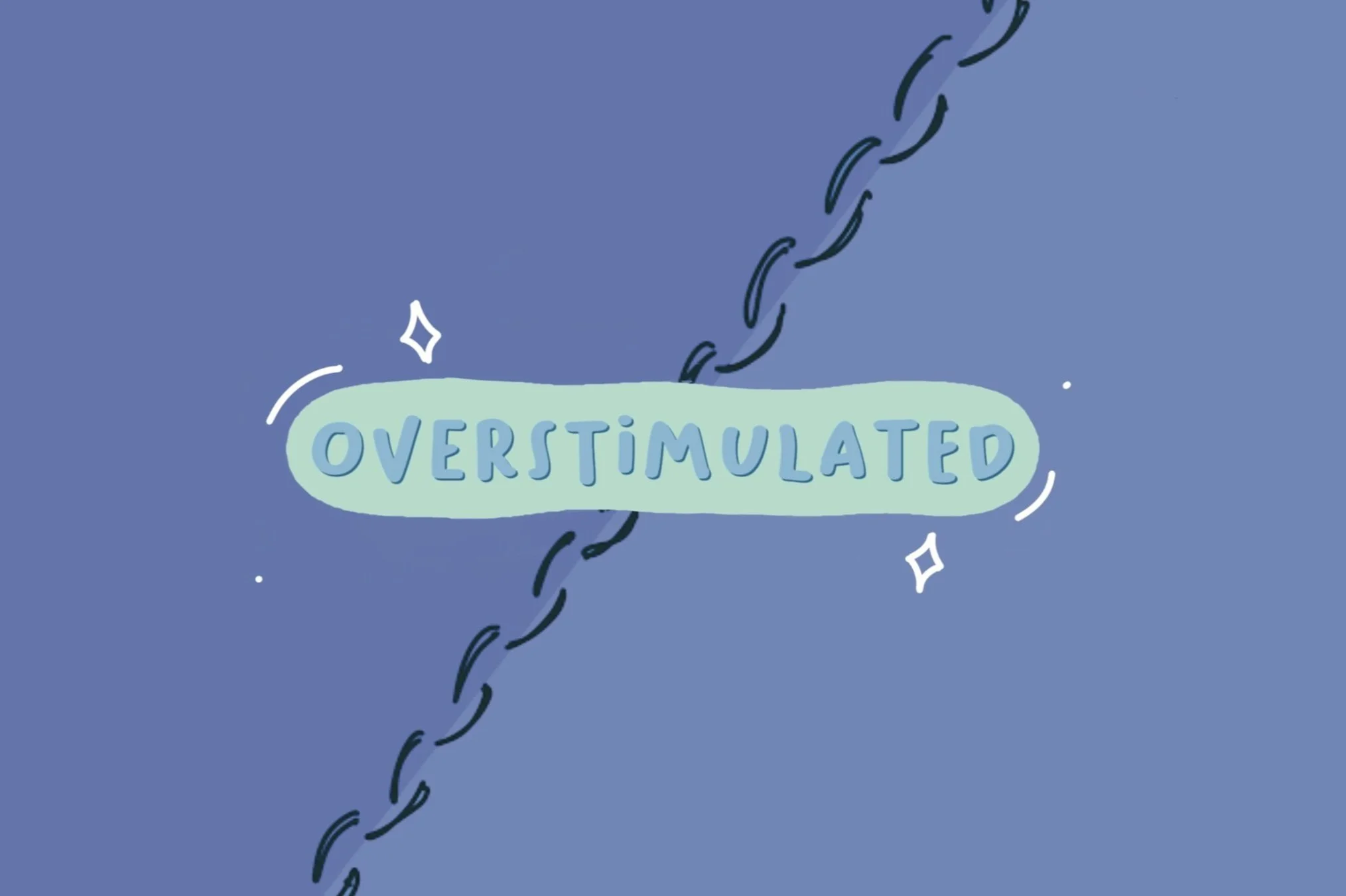Overstimulated Sticker