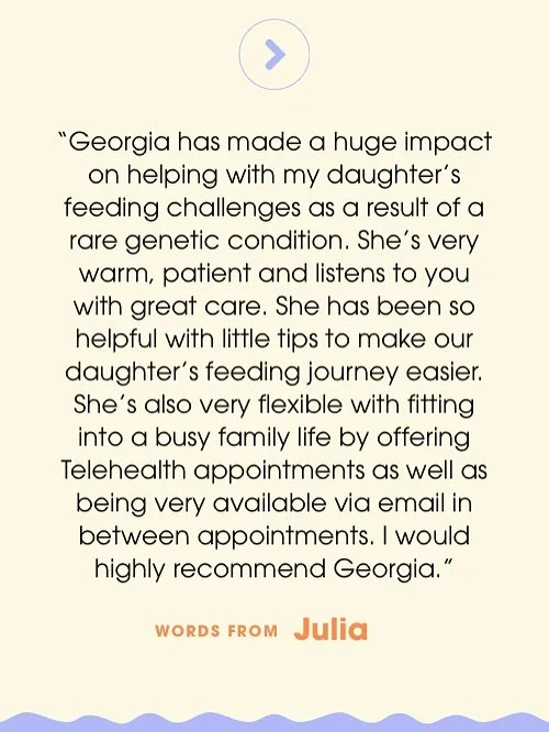 Client feedback 🥹 I am so grateful to have the opportunity to support kids and families to meet their goals and thrive! 🍼✨💛