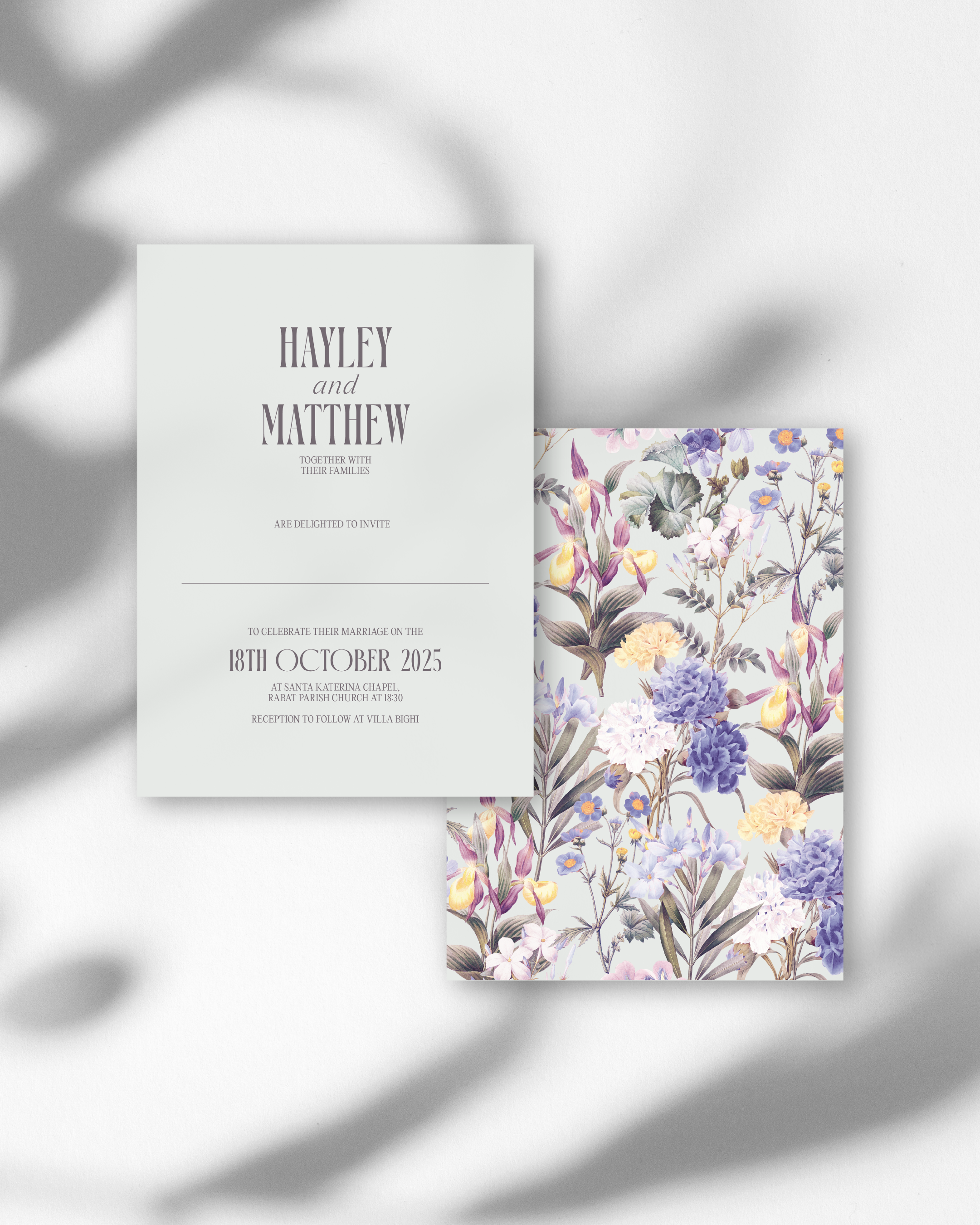 Wildflower Invite Design