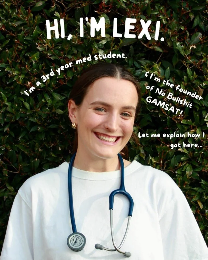 I got sick of watching students pay $$$$ for GAMSAT prep that crushed their confidence. 

So I built No Bullshit GAMSAT to change that once and for all.

Less crap. More empowerment. More strategy. More YOU.

Getting you to where you wanna be- withou