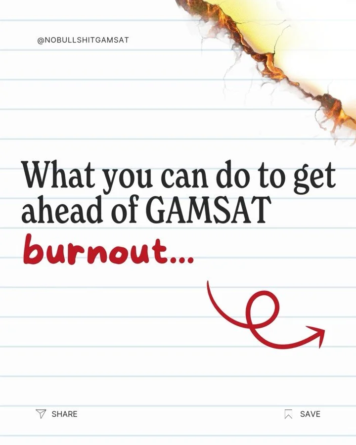 Here&rsquo;s how we get our students to beat the burnout monster 🧌&nbsp;🧌 🧌 

Link in bio to join them 🔗

#gamsat