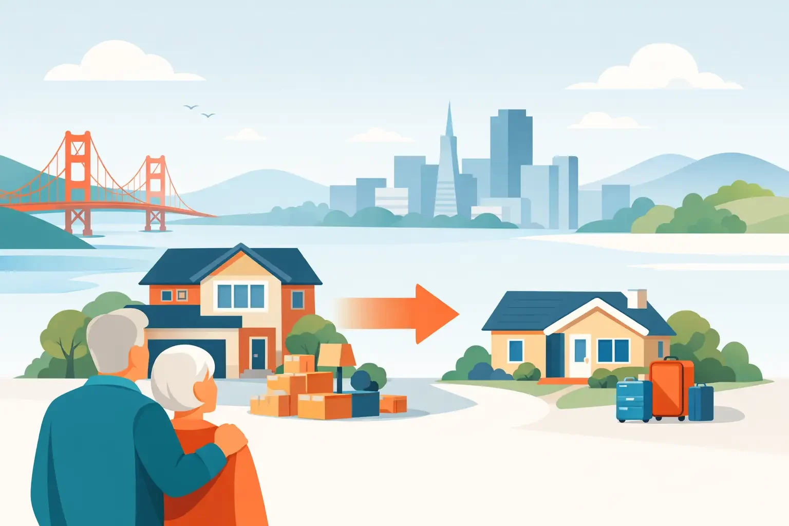 Downsizing After Retirement Guide for Bay Area Homes