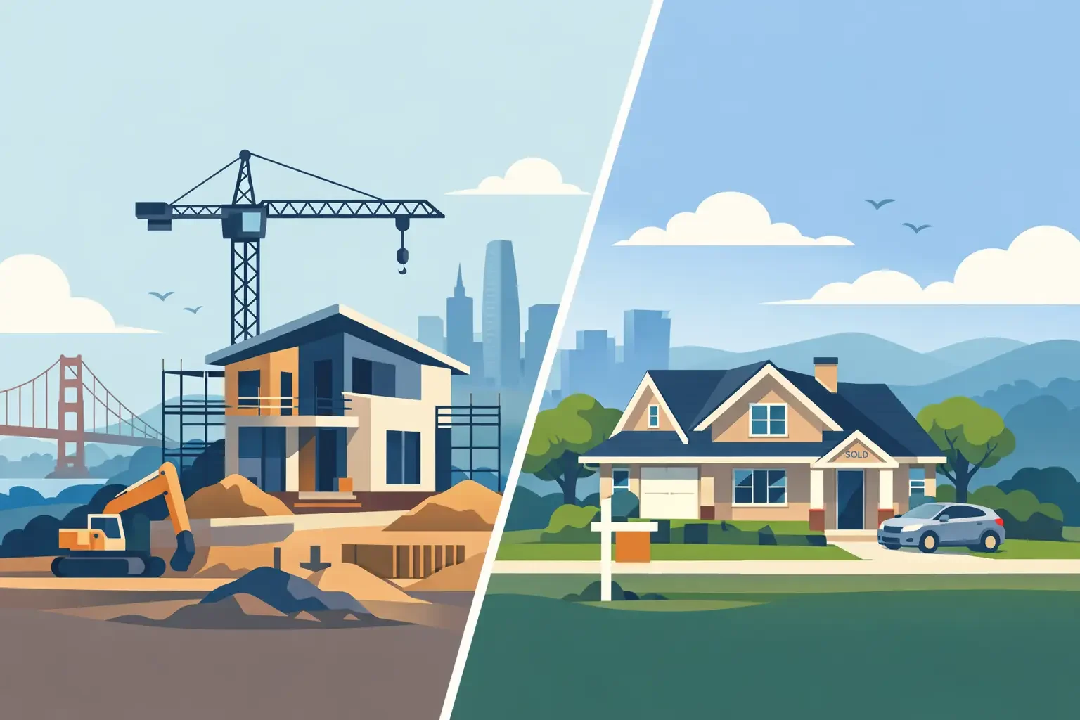 New Construction Versus Resale for Bay Area Buyers